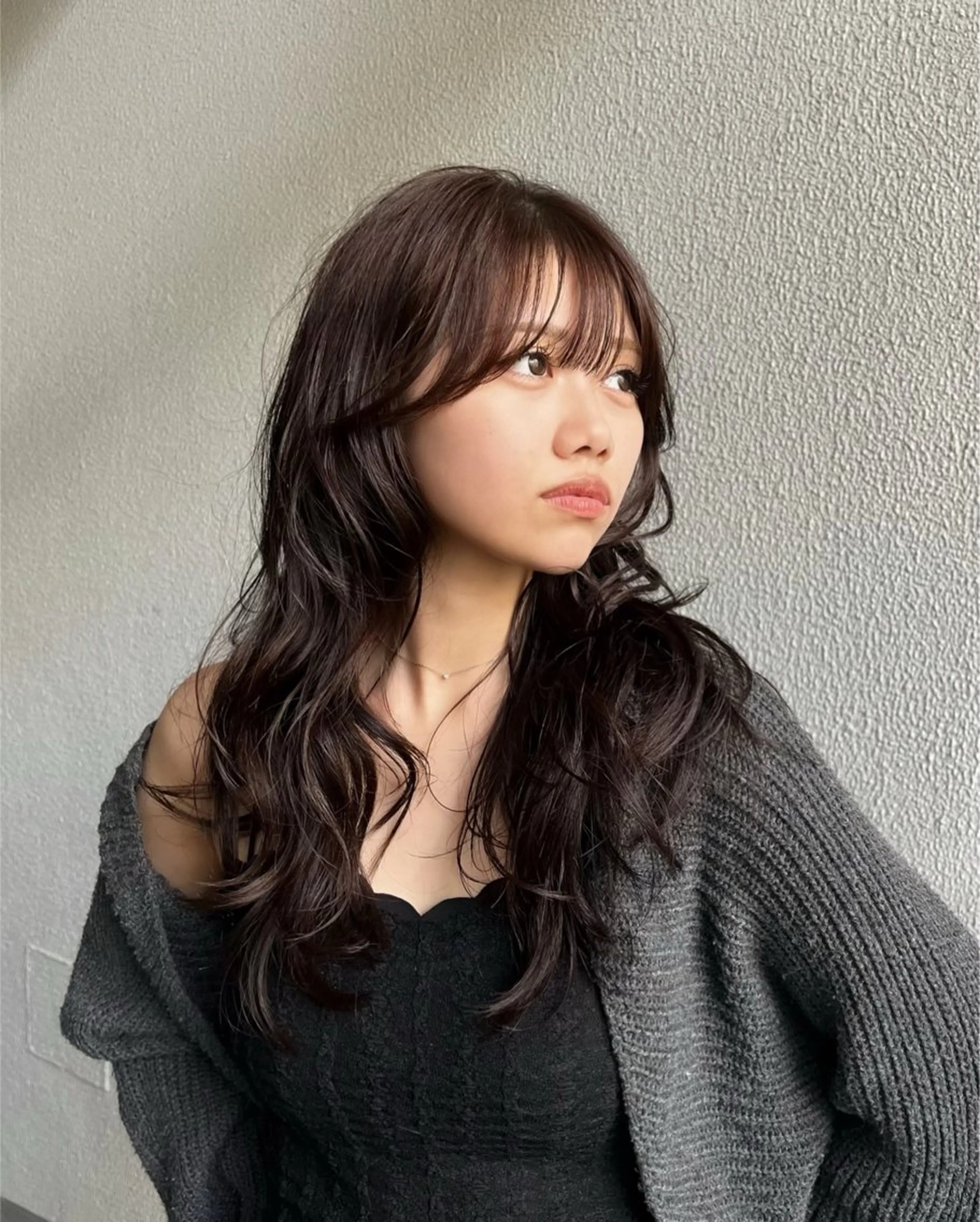ミディアム カラー パーマ/縮毛矯正 /かわいい/せき🫧のヘアスタイル