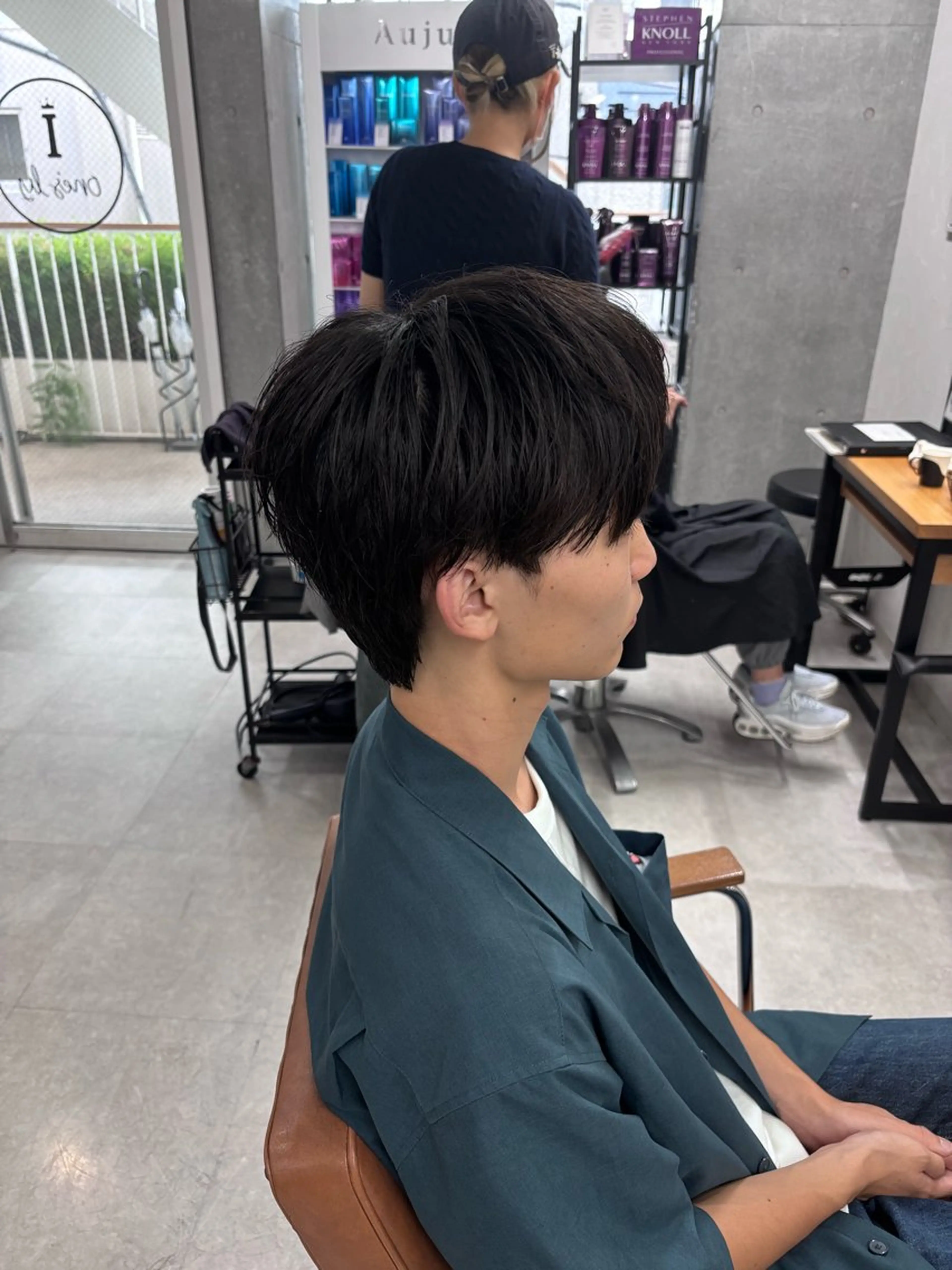 メンズ カット フェザーの鬼 🇰🇷yutoのヘアスタイル