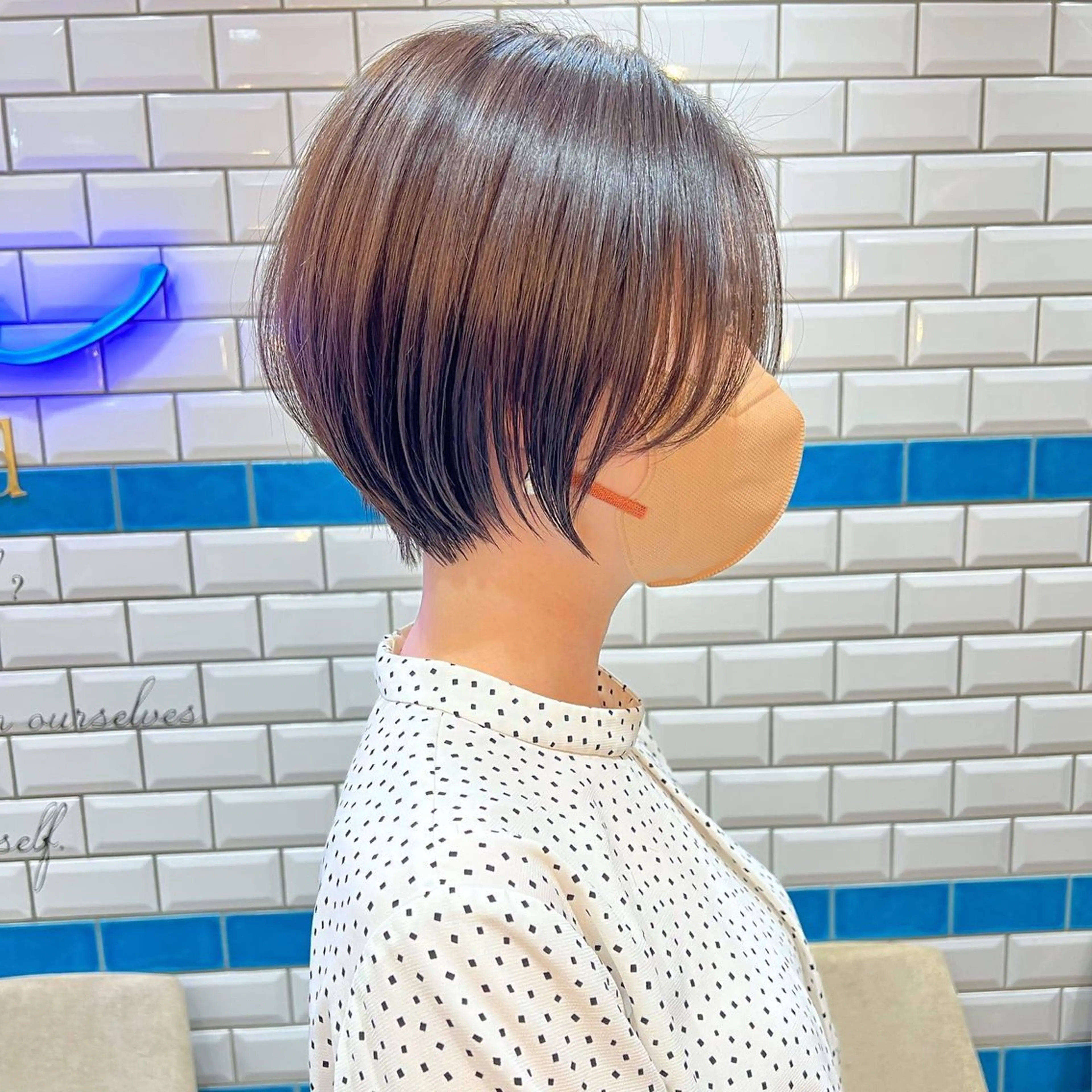 ショート ショートヘア 今っぽレイヤーカット グレージュ/リョウヤのヘアスタイル
