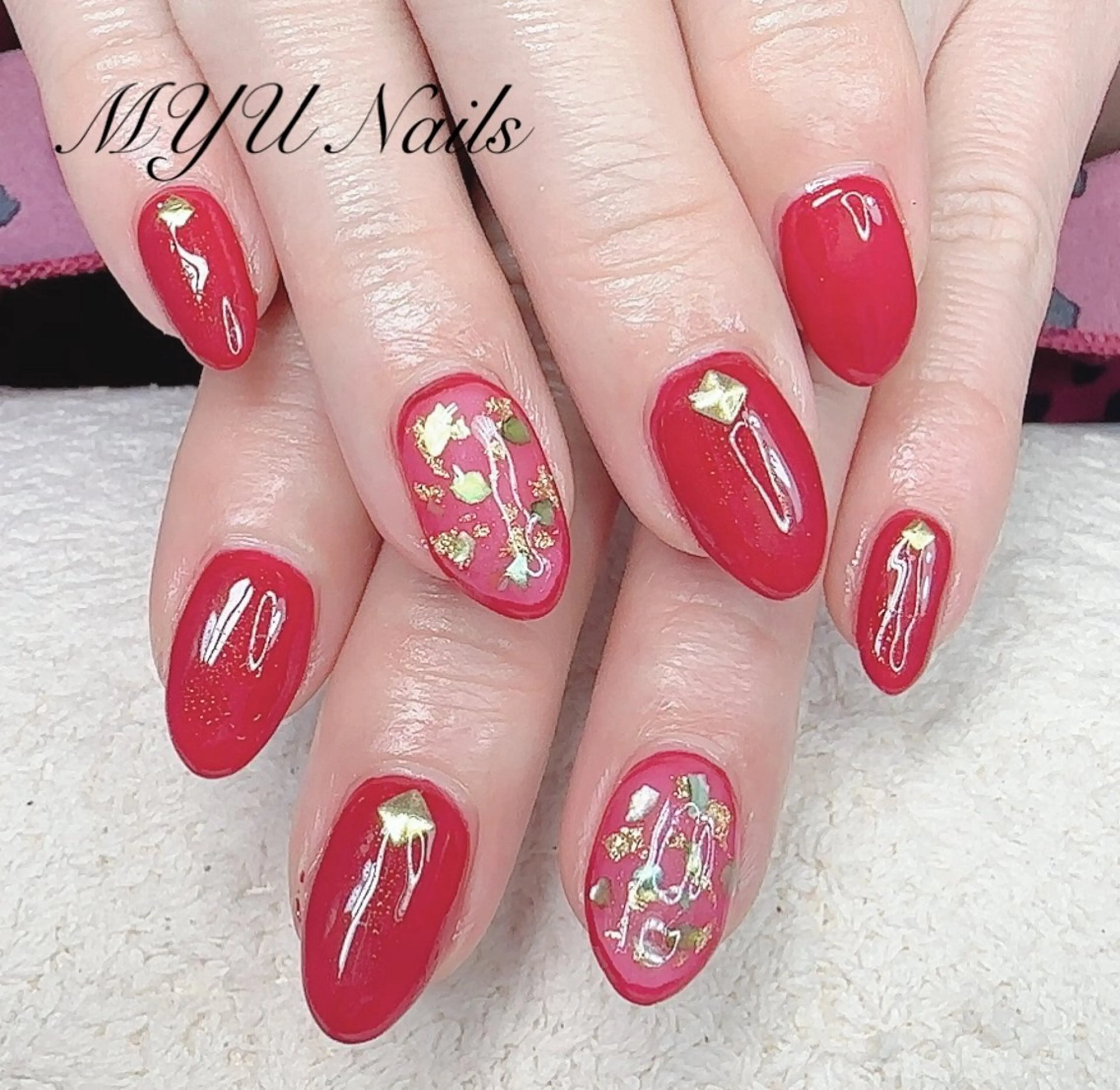 ネイル ハンドネイル ニュアンスネイル🌈 MYU Nailsのネイルデザイン
