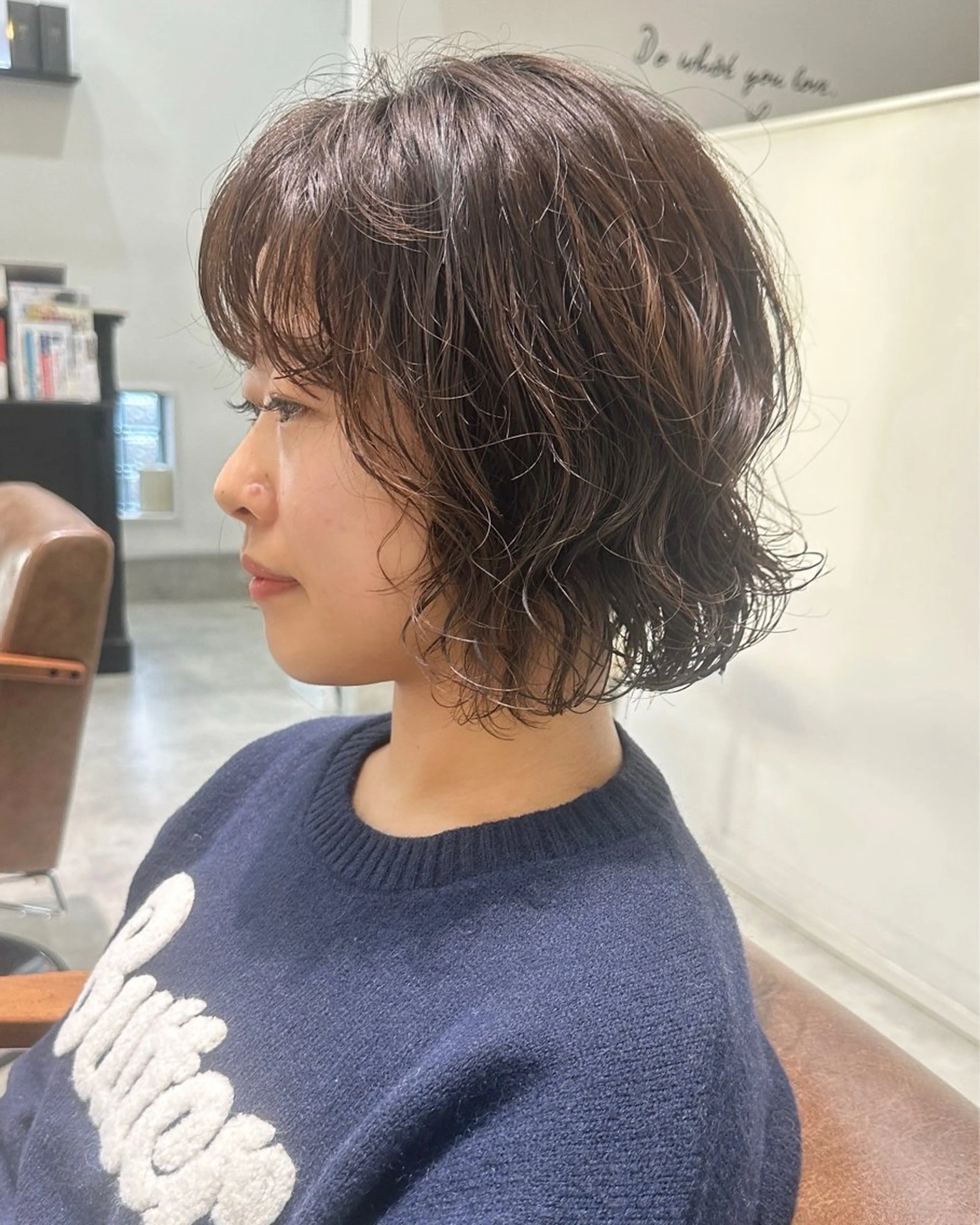 ミディアム recipe 黒木 彩那のヘアスタイル