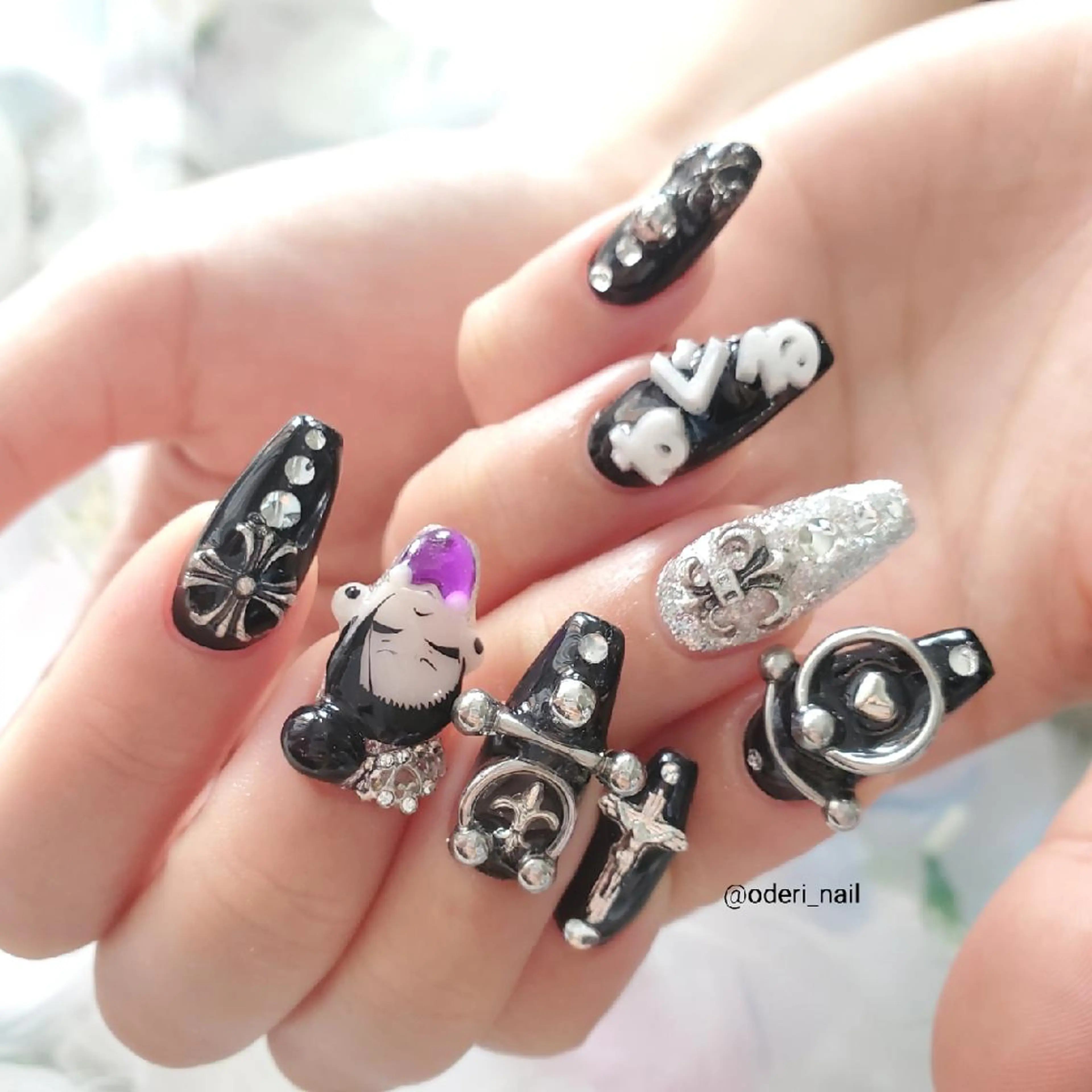 ネイル アートネイル ジェルネイル おで@ oderi_nailのネイルデザイン