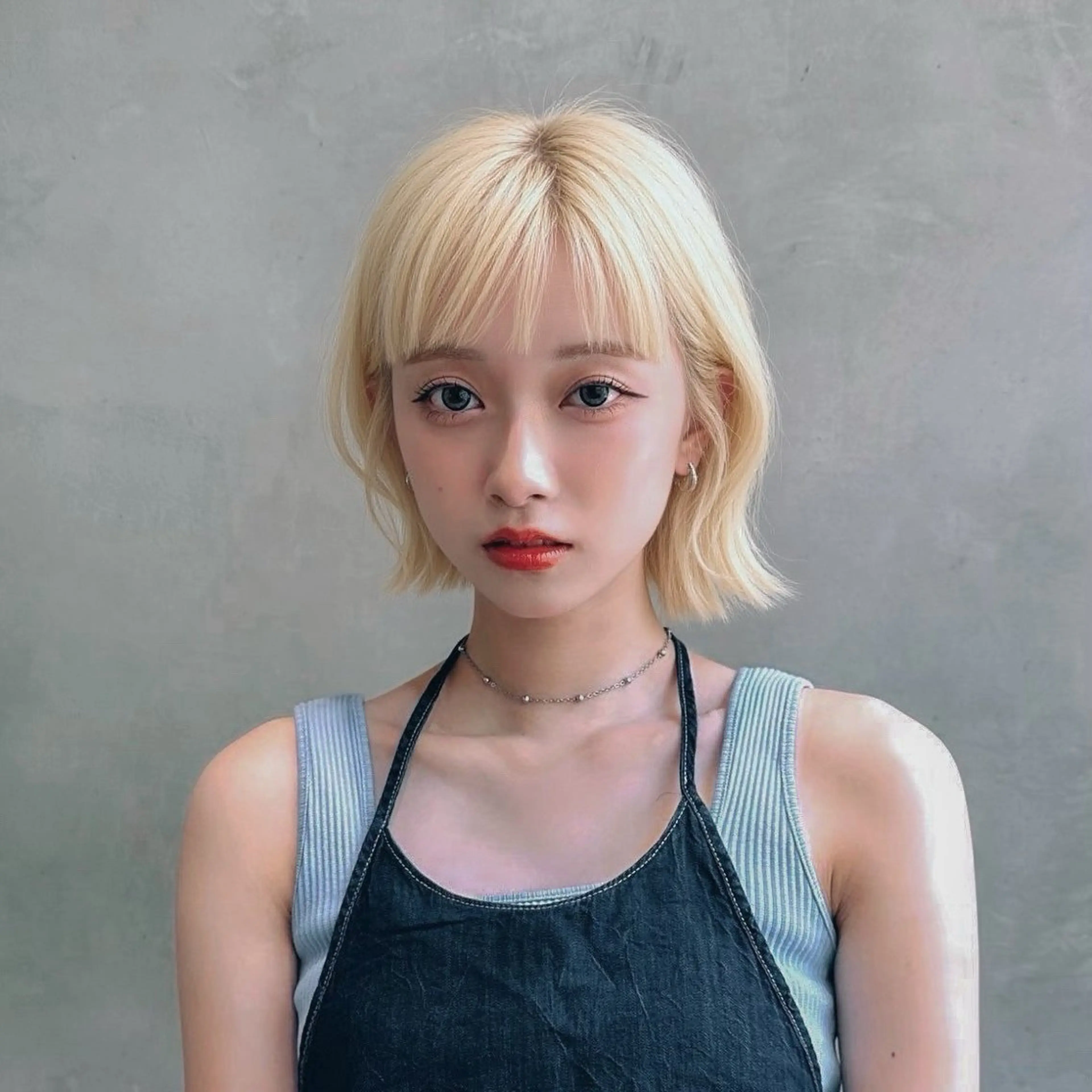 ショート カラー ブリーチ ブロンド 透明感カラー ダブルカラー ハイトーンカラー ⚜️ブリーチ× 透明感✨Hayatoのヘアスタイル