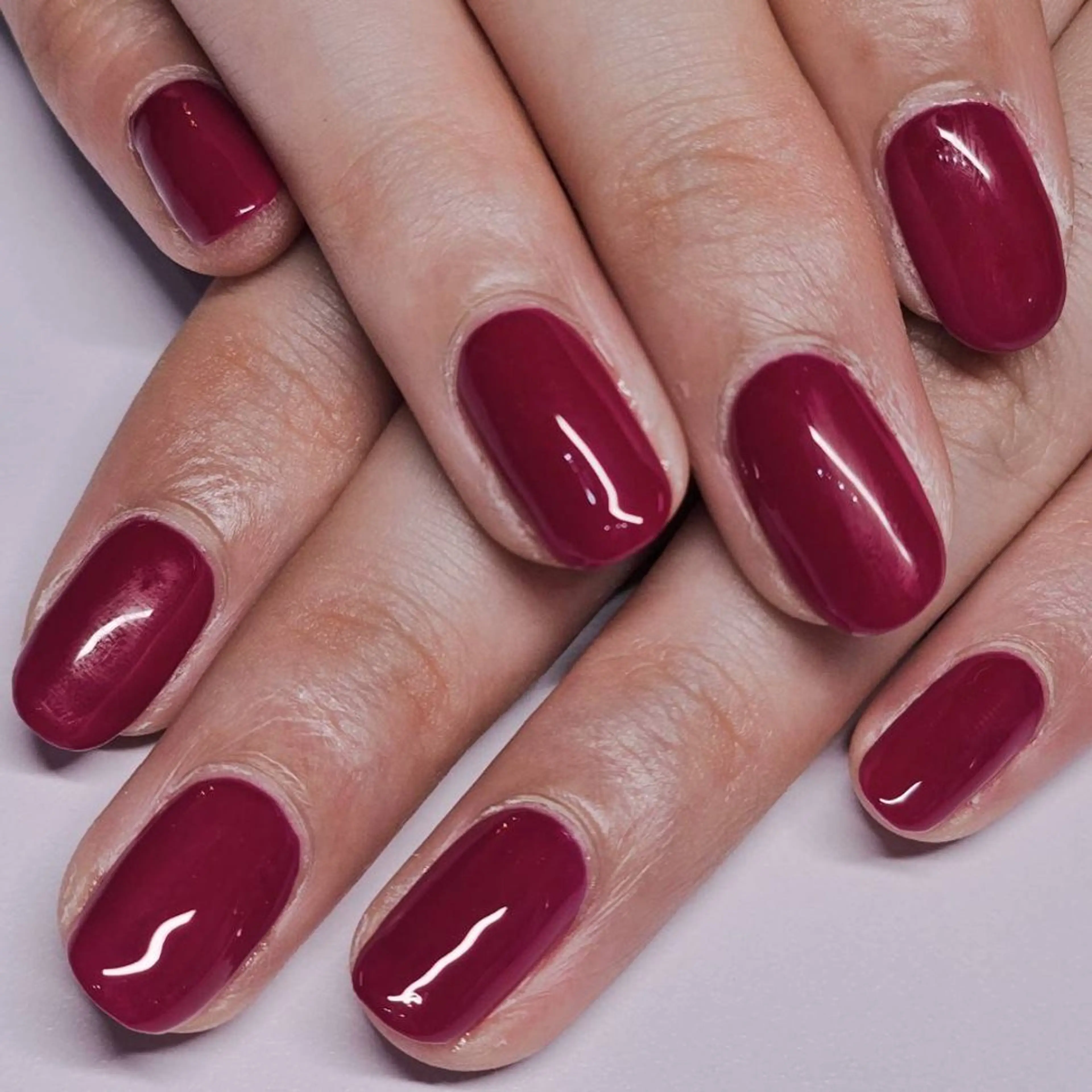 ネイル ブルー ボルドー ワンカラーネイル ピンク ハンドネイル よしだ ひろきのネイルデザイン