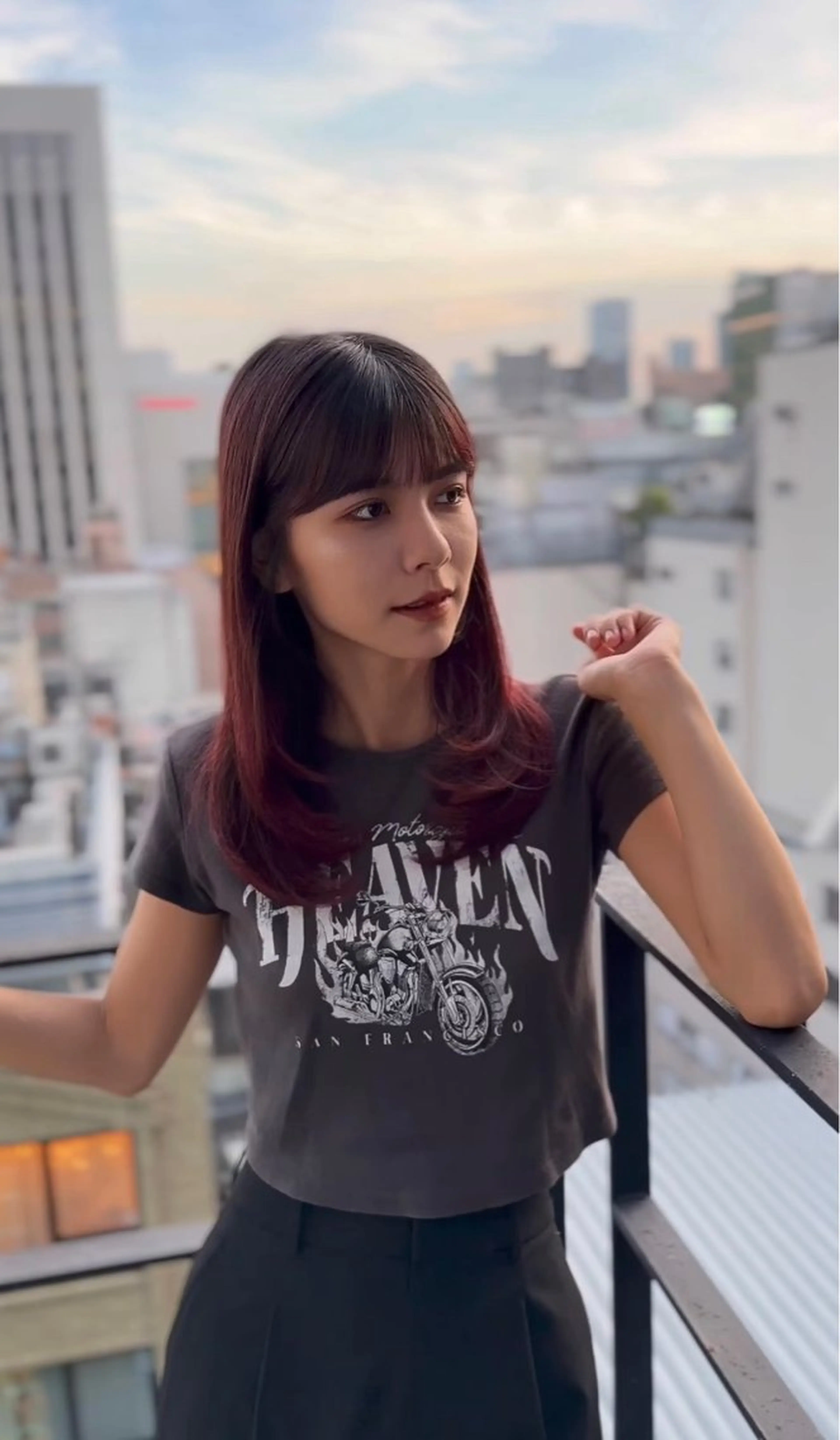セミロング カラー パーマ ヘアアレンジ キッズ ⭐️銀座/ショート/ 艶カラー/りょうがのヘアスタイル