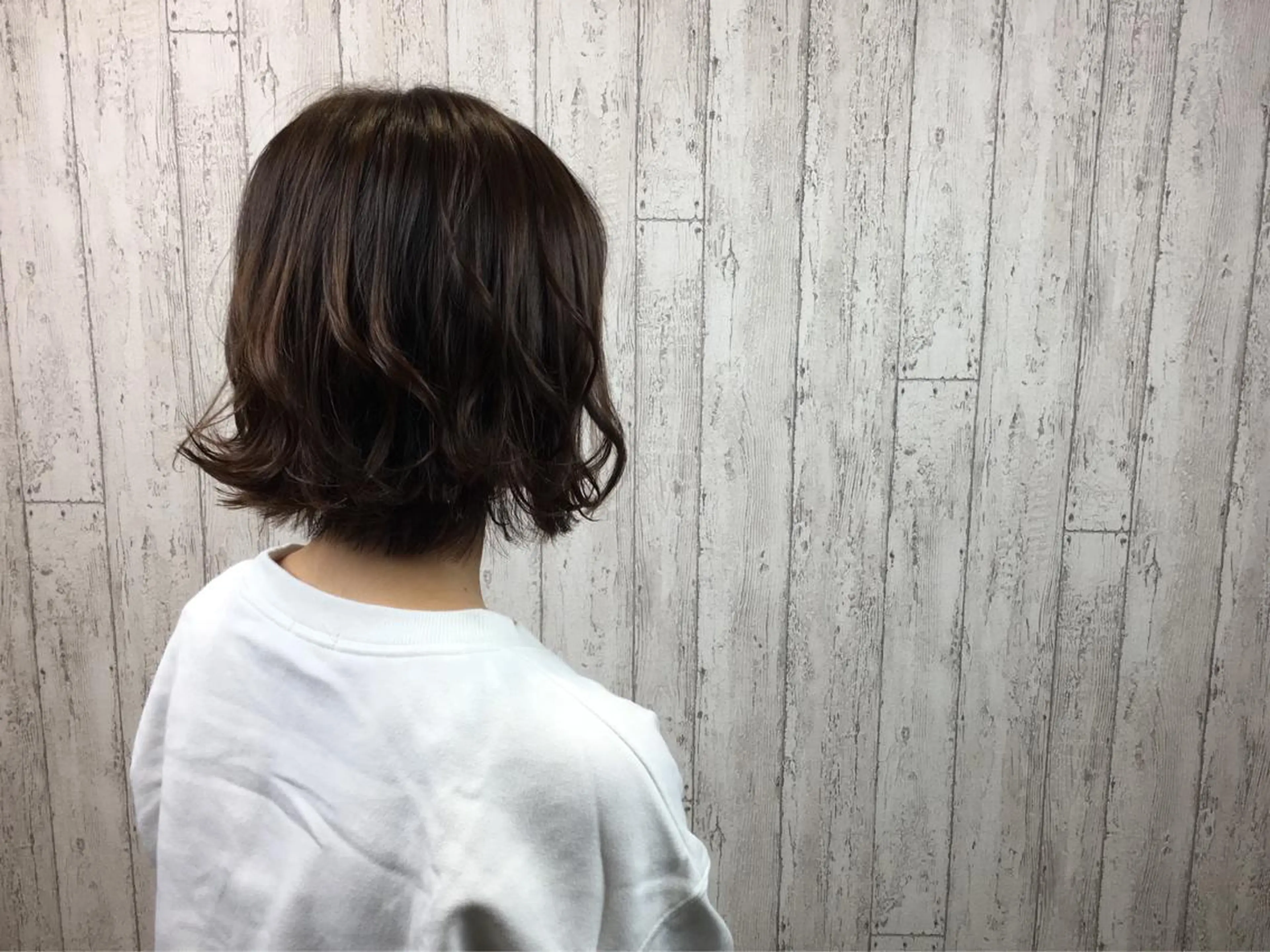 ミディアム カラー ヘアカラー トリートメント カット／メンズカット 藤田麻衣のヘアスタイル