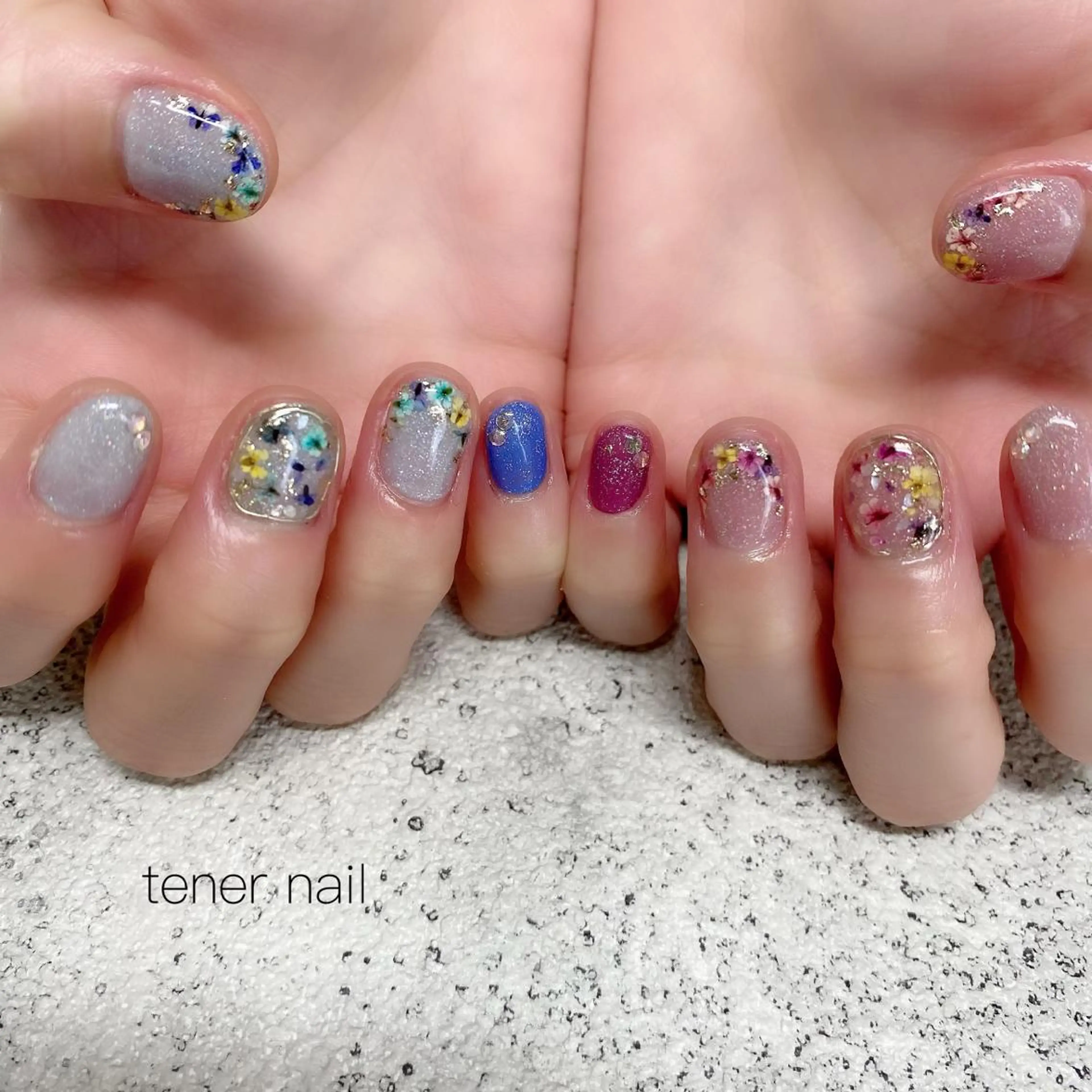 ネイル フラワーネイル テネルネイル tener nailのネイルデザイン