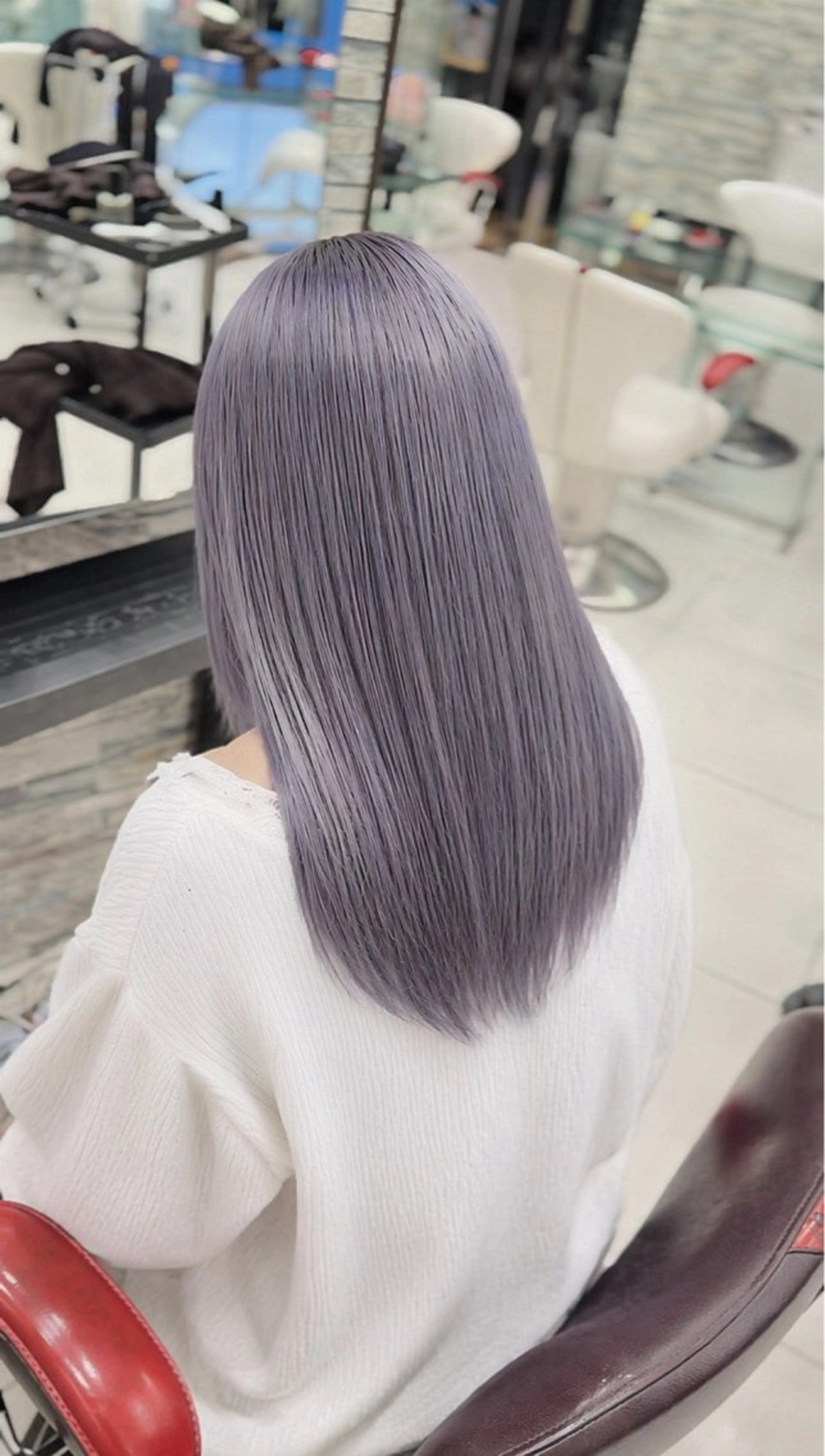 カラー シルバー ヘアカラー 🥀ブリーチ特化/ 赤髪/ゆうしん🥀のヘアスタイル