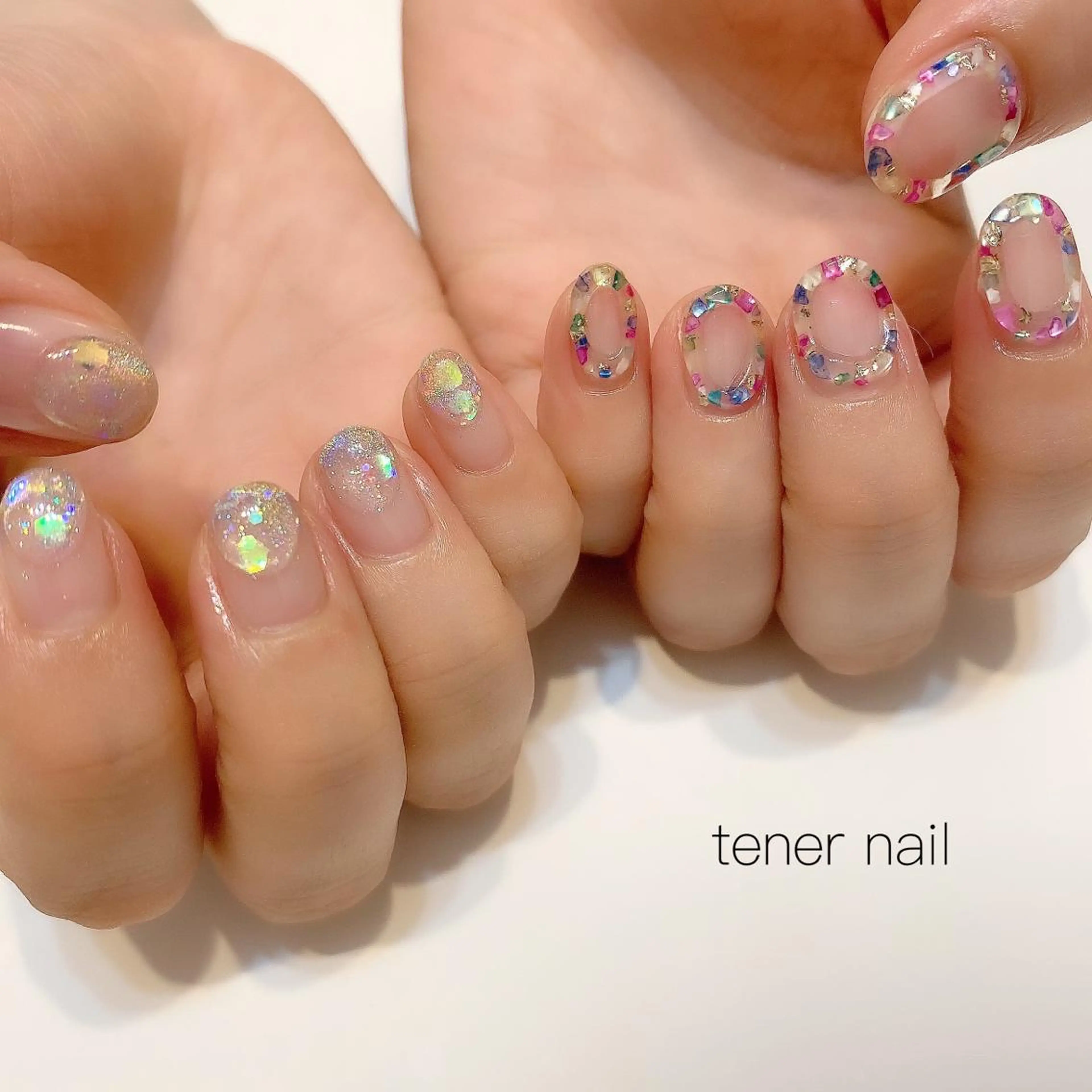 ネイル クリアネイル テネルネイル tener nailのネイルデザイン