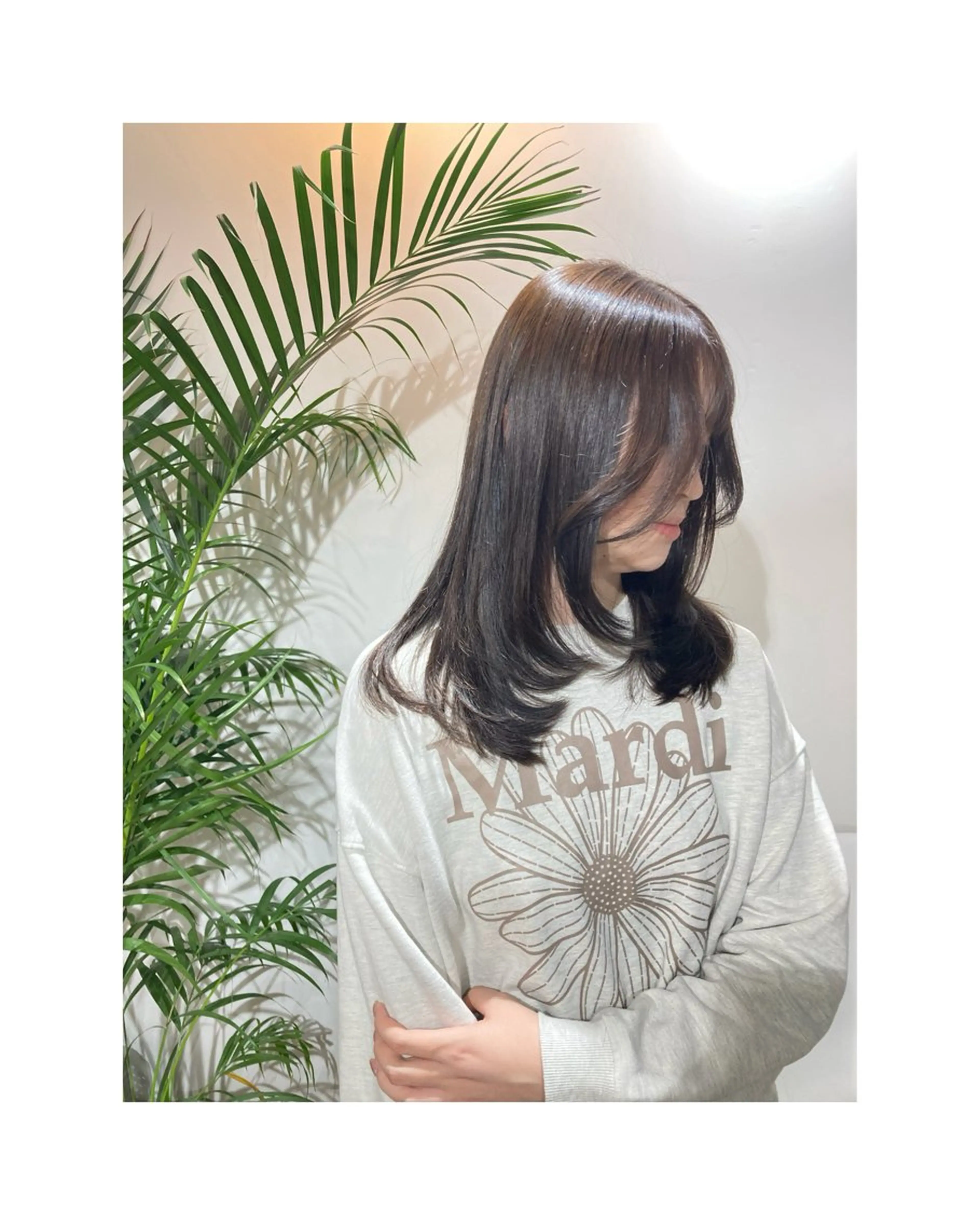 ロング レイヤーカット 縮毛矯正 hair studio Zen〜kalon所属・Jura／ レイヤーカットのヘアスタイル