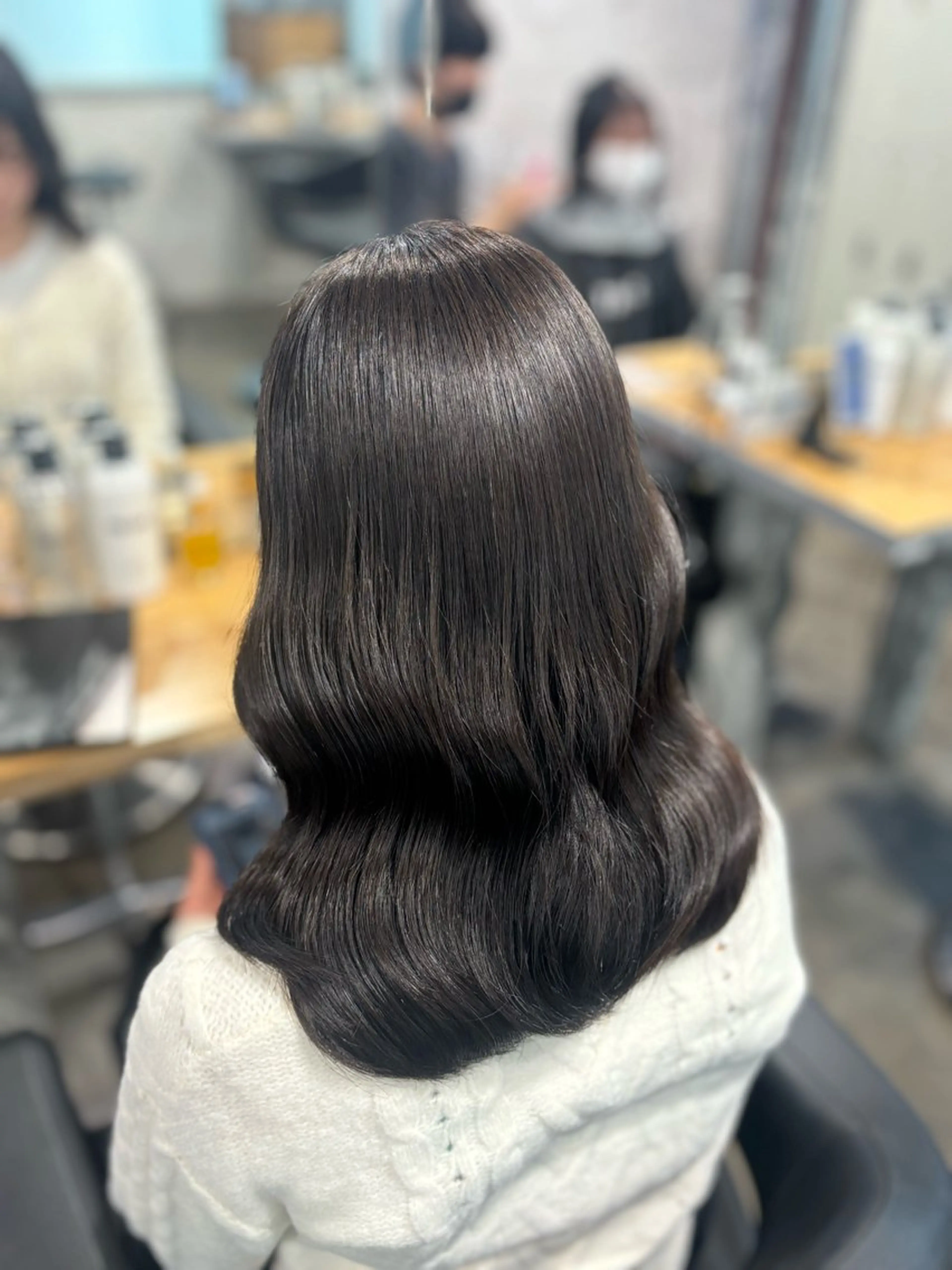 ロング カラー ブラウンカラー チョコレートブラウン alicetokyo 🦋宮葉🦋のマツエク・マツパデザイン