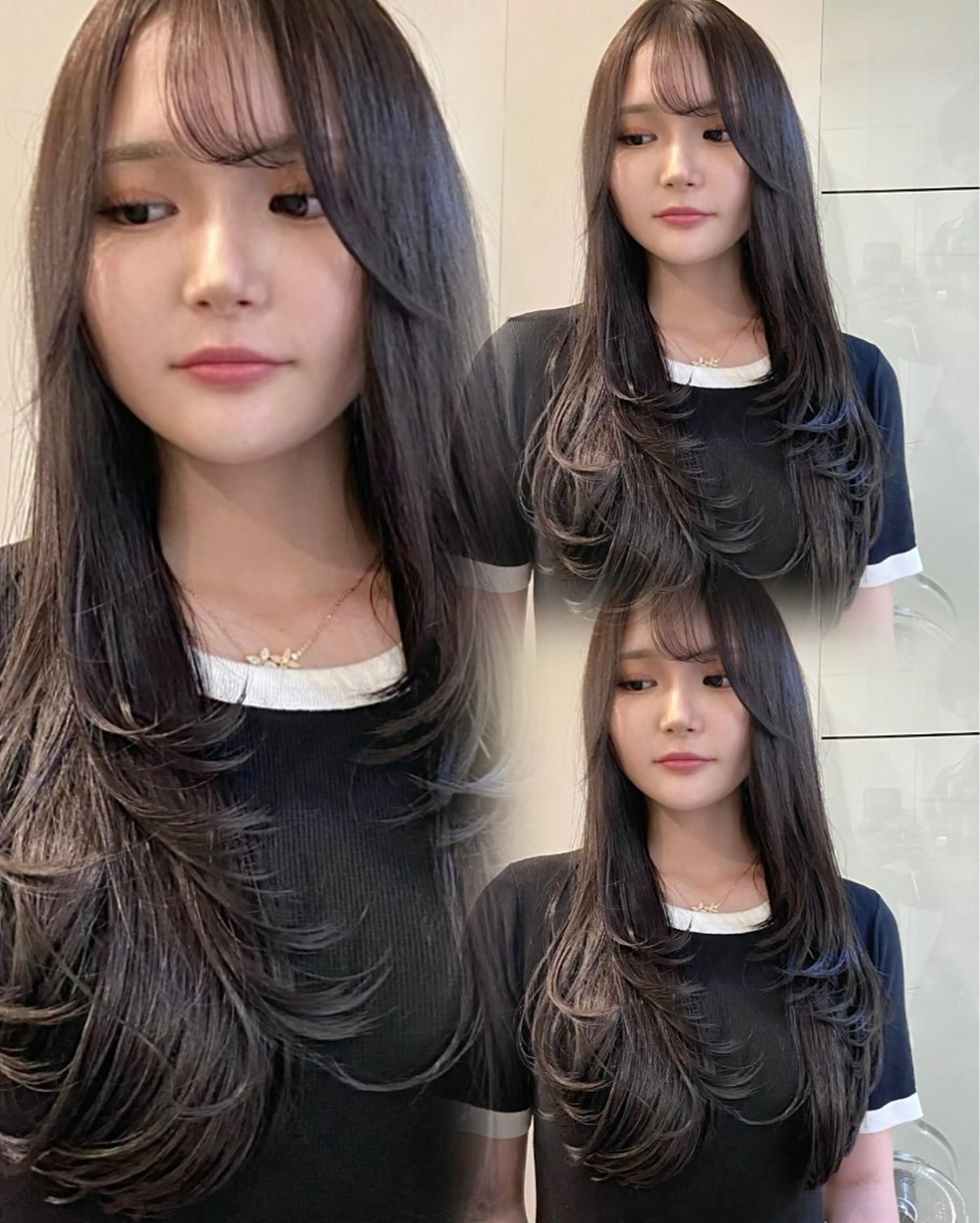 ロング カラー レイヤーカット ダメージレス美容師 🌱水島侑理のヘアスタイル