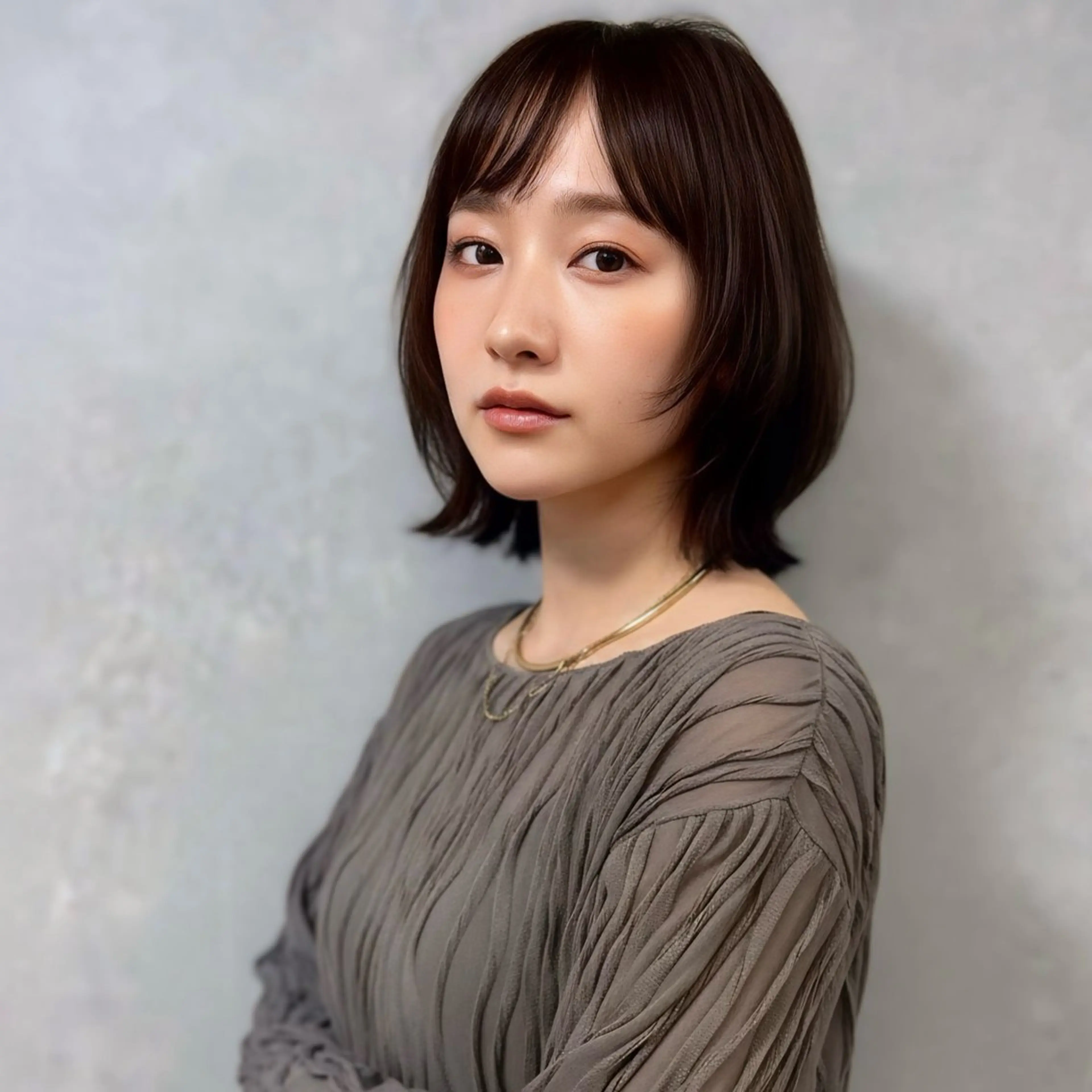 ショート 外ハネヘア カット ヘアカラー トリートメント Lia TOKYO 門前仲町 徒歩4分のヘアスタイル