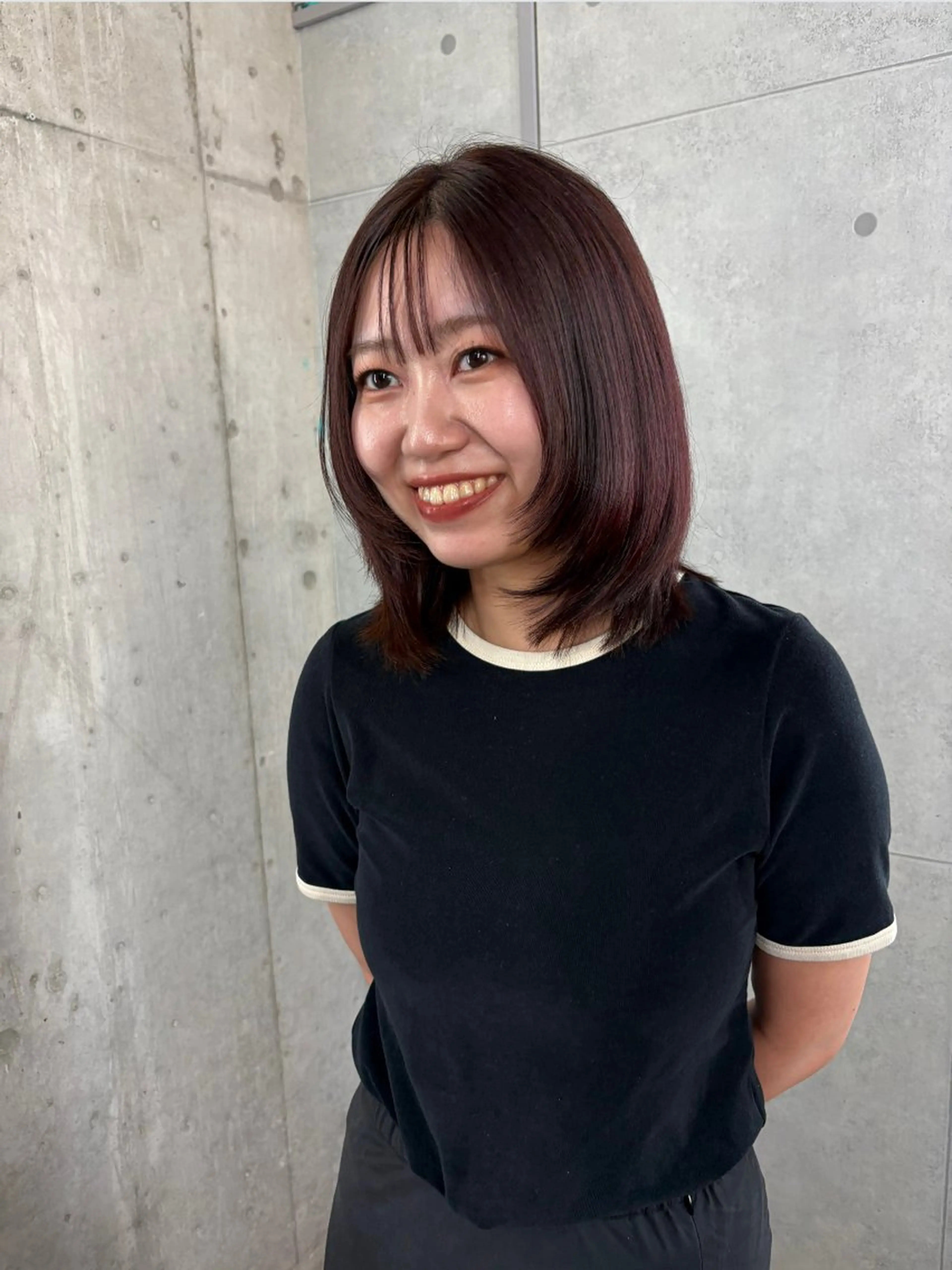 ミディアム カラー ヘアカラー 加藤志保 🎗️🫧モデル募集のヘアスタイル