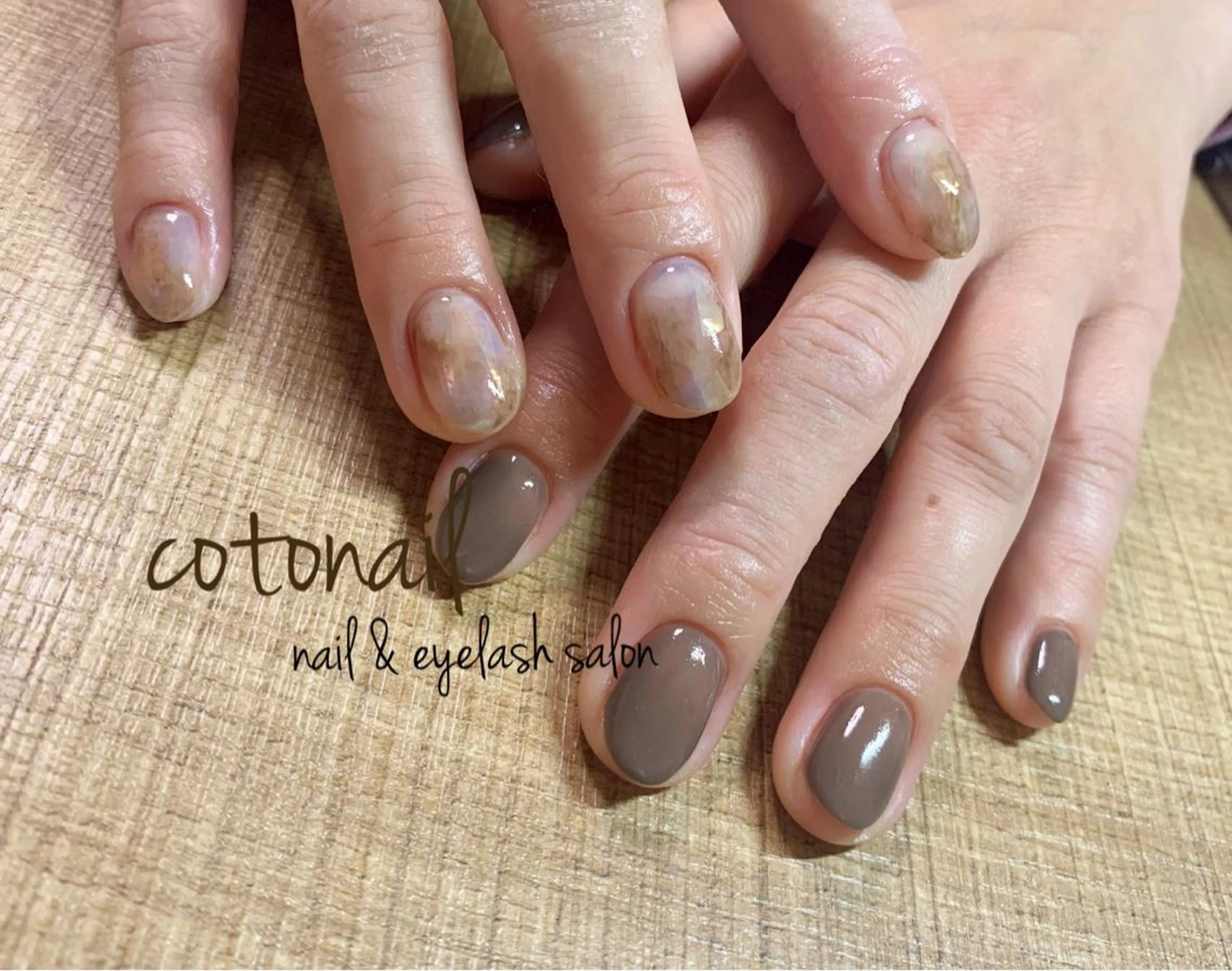 ショート ネイル アートネイル ハンドネイル ツメトマツゲ .のネイルデザイン