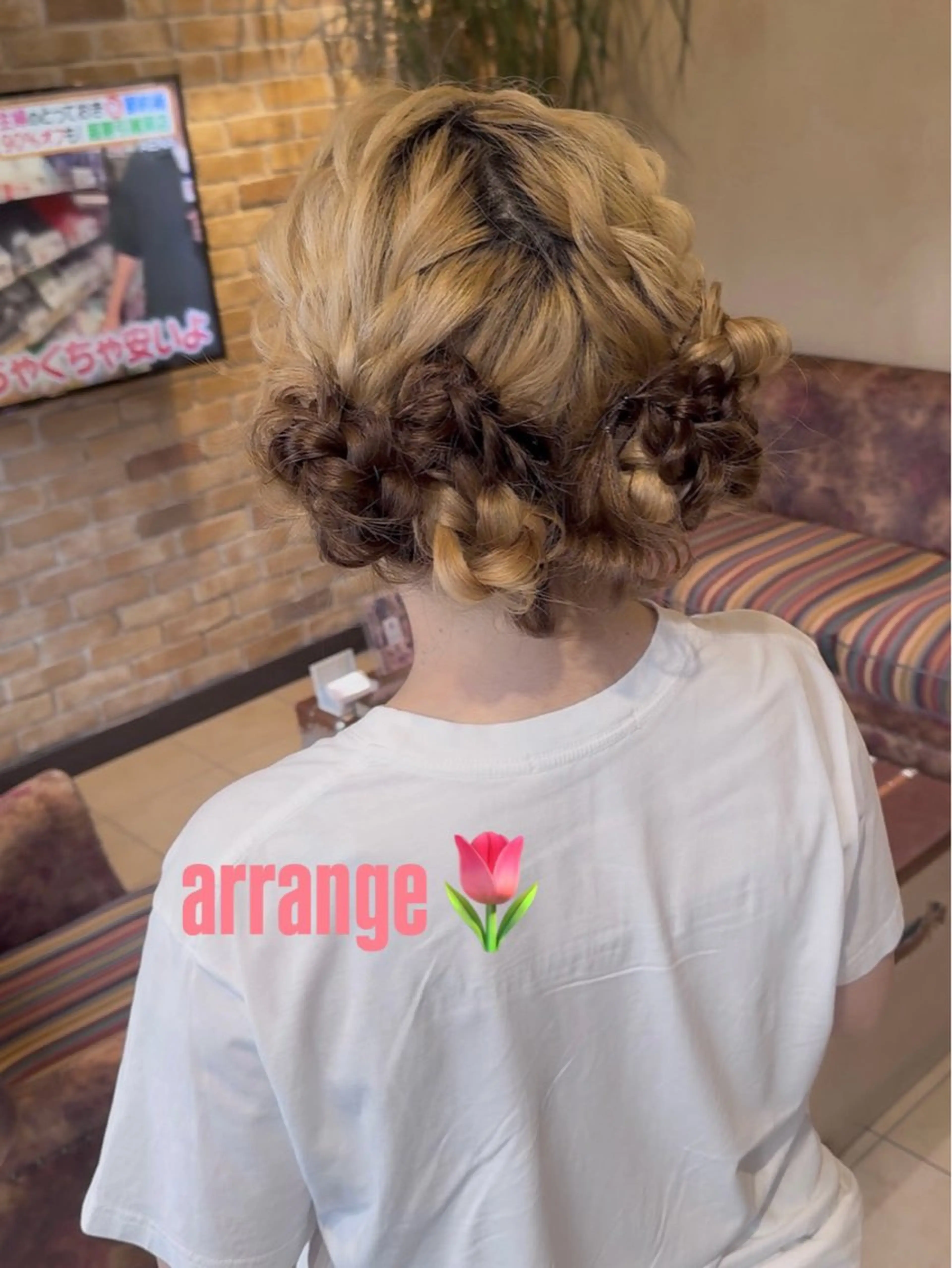 ロング お団子ヘア ヘアセット Lyhair🦊🎀 AKIのヘアスタイル