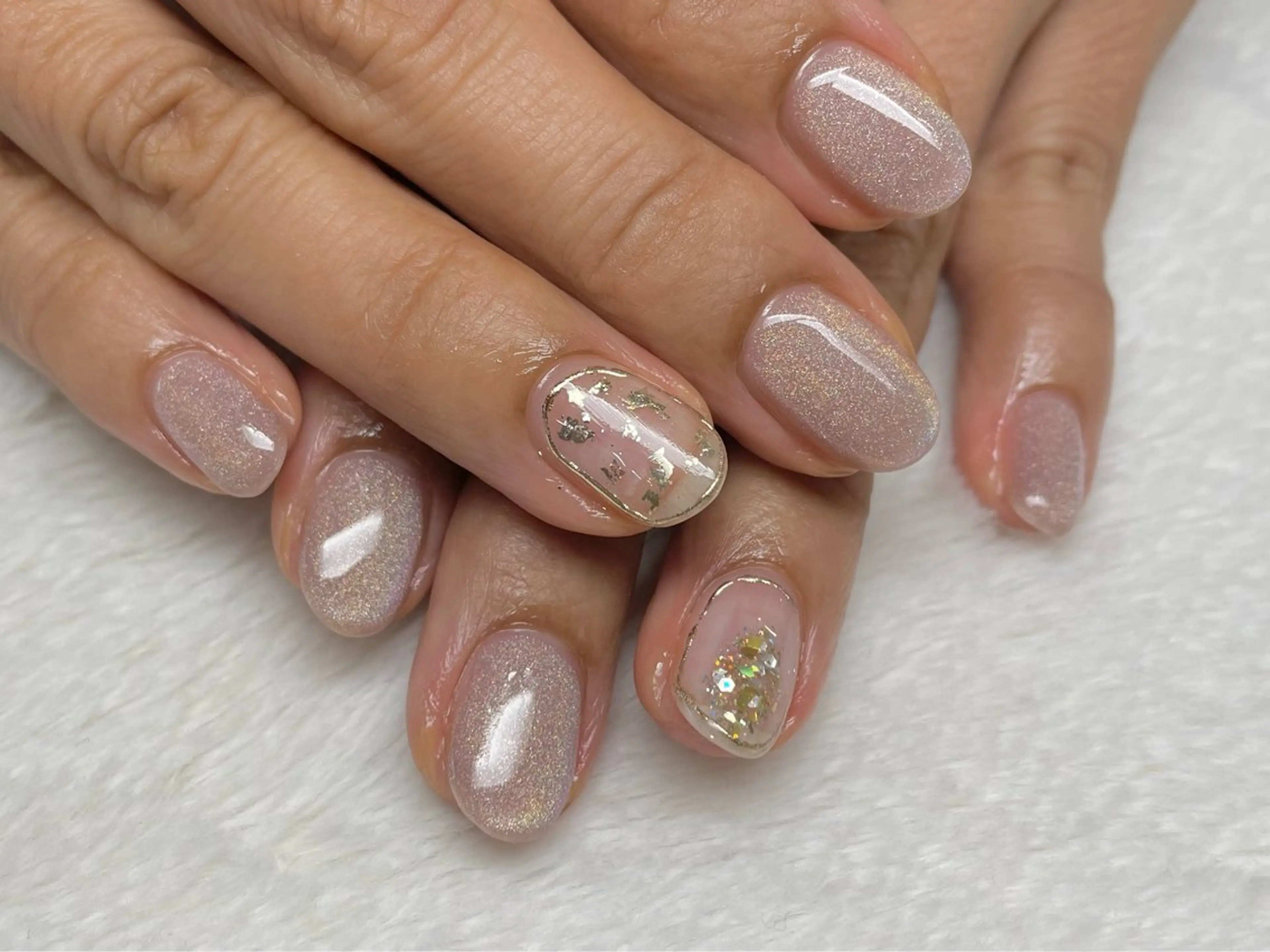 ネイル オーロラネイル マグネットネイル riri-nail Rie Endoのネイルデザイン
