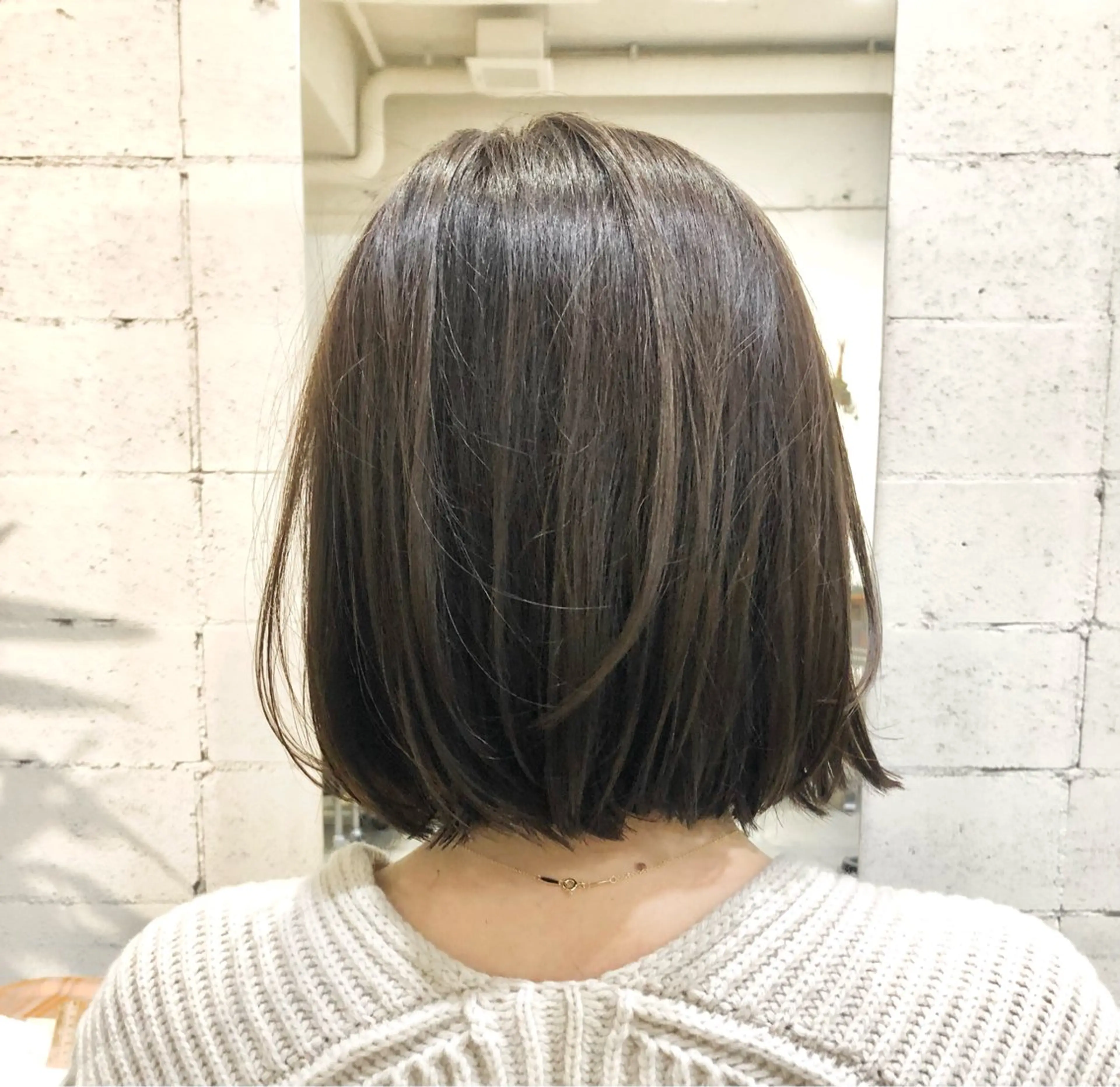ミディアム ボブ takk design labのヘアスタイル