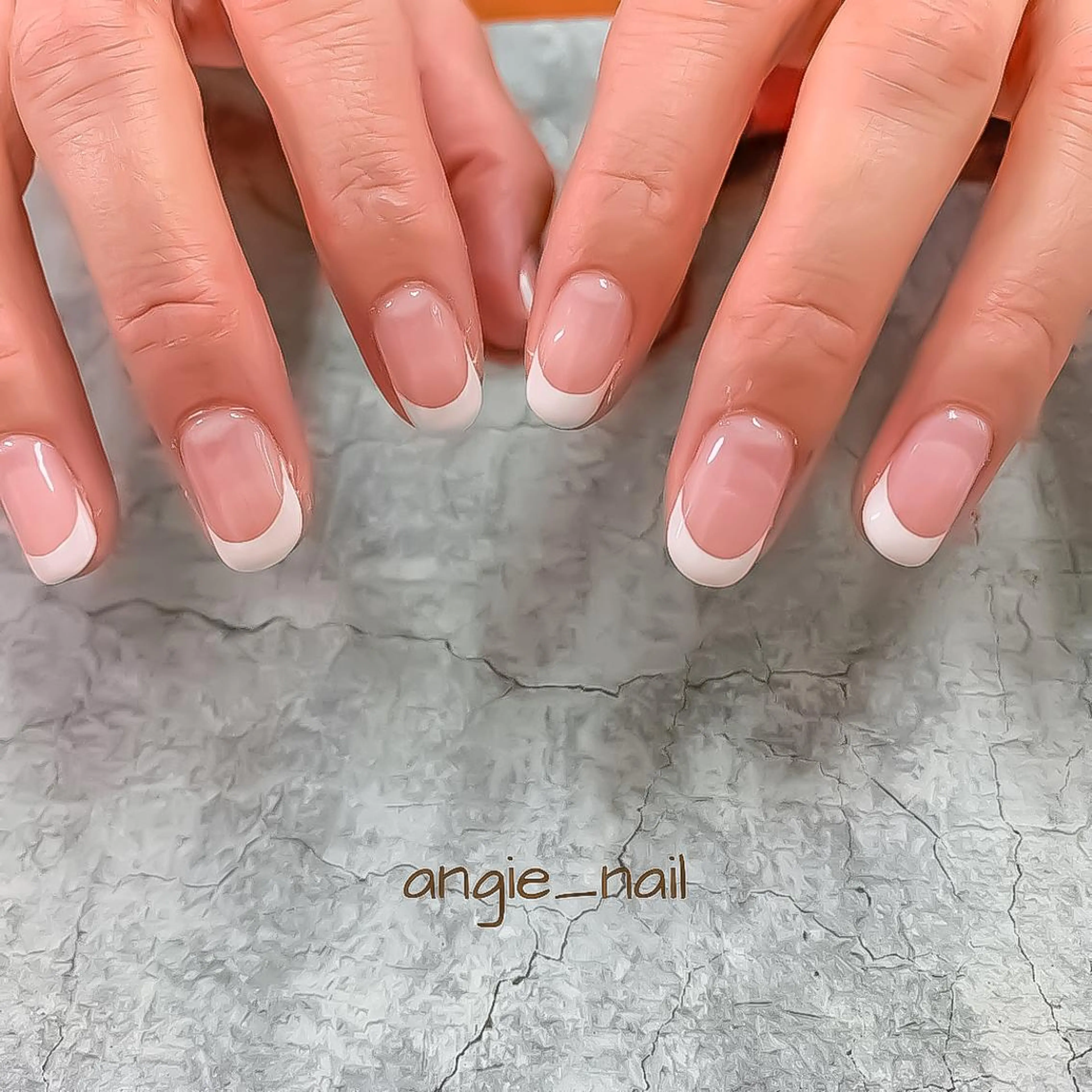 ネイル フレンチネイル angie nailのネイルデザイン