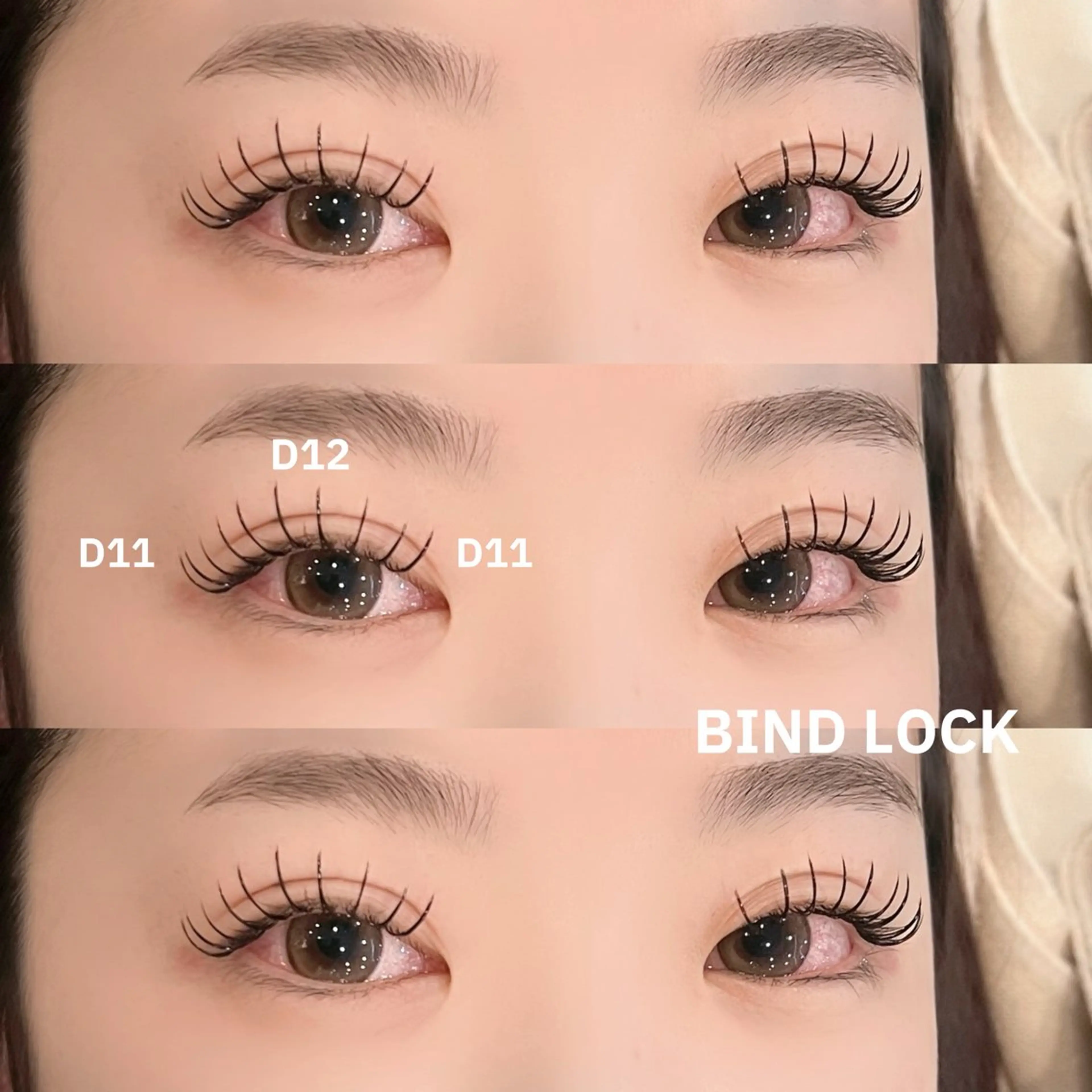 マツエク・マツパ バインドロック 束感まつ毛 キュート マツエク ＊OLIVIA池袋 ＊長友のマツエク・マツパデザイン