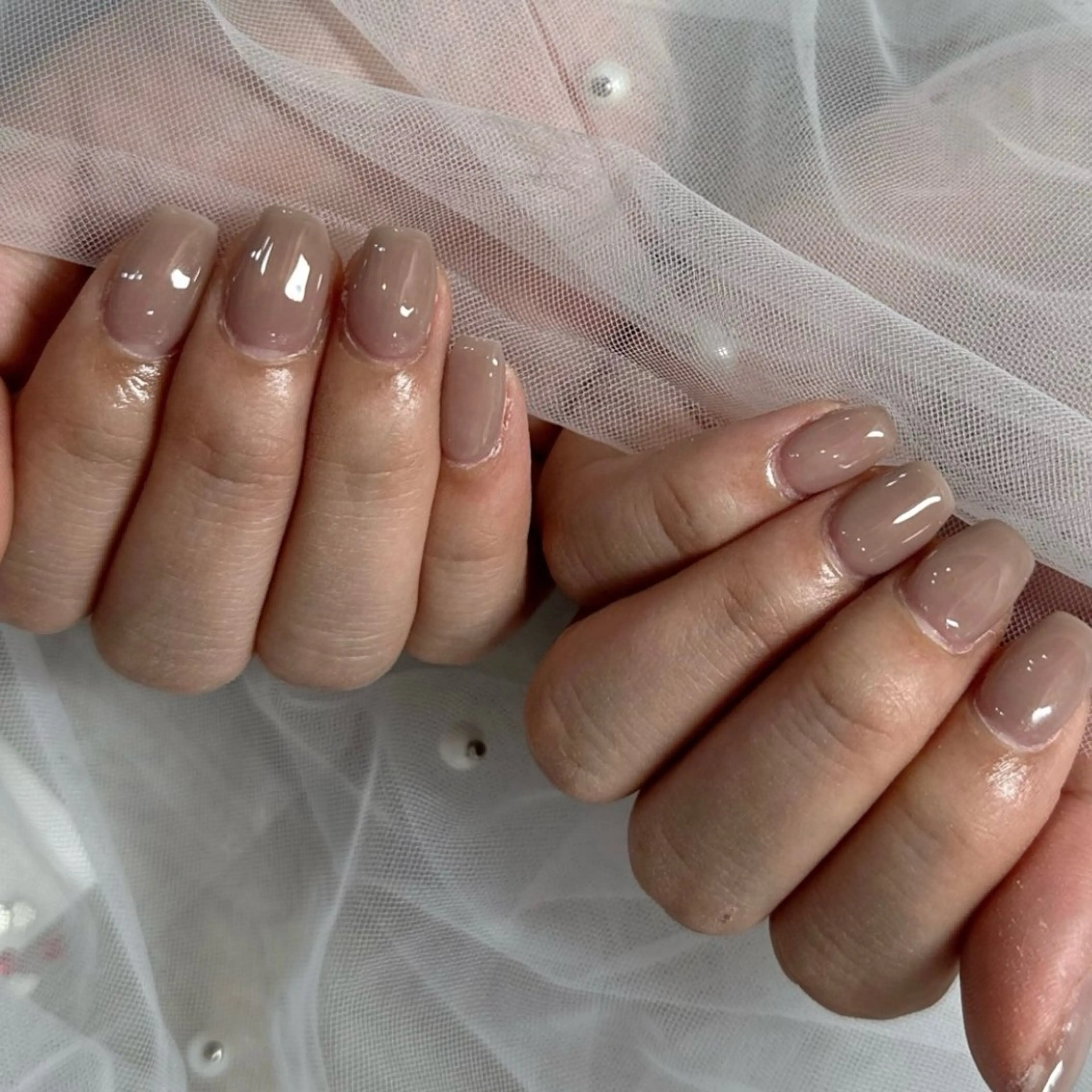 ネイル フットネイル ワンカラーネイル ハンドネイル LAVISH manaのネイルデザイン