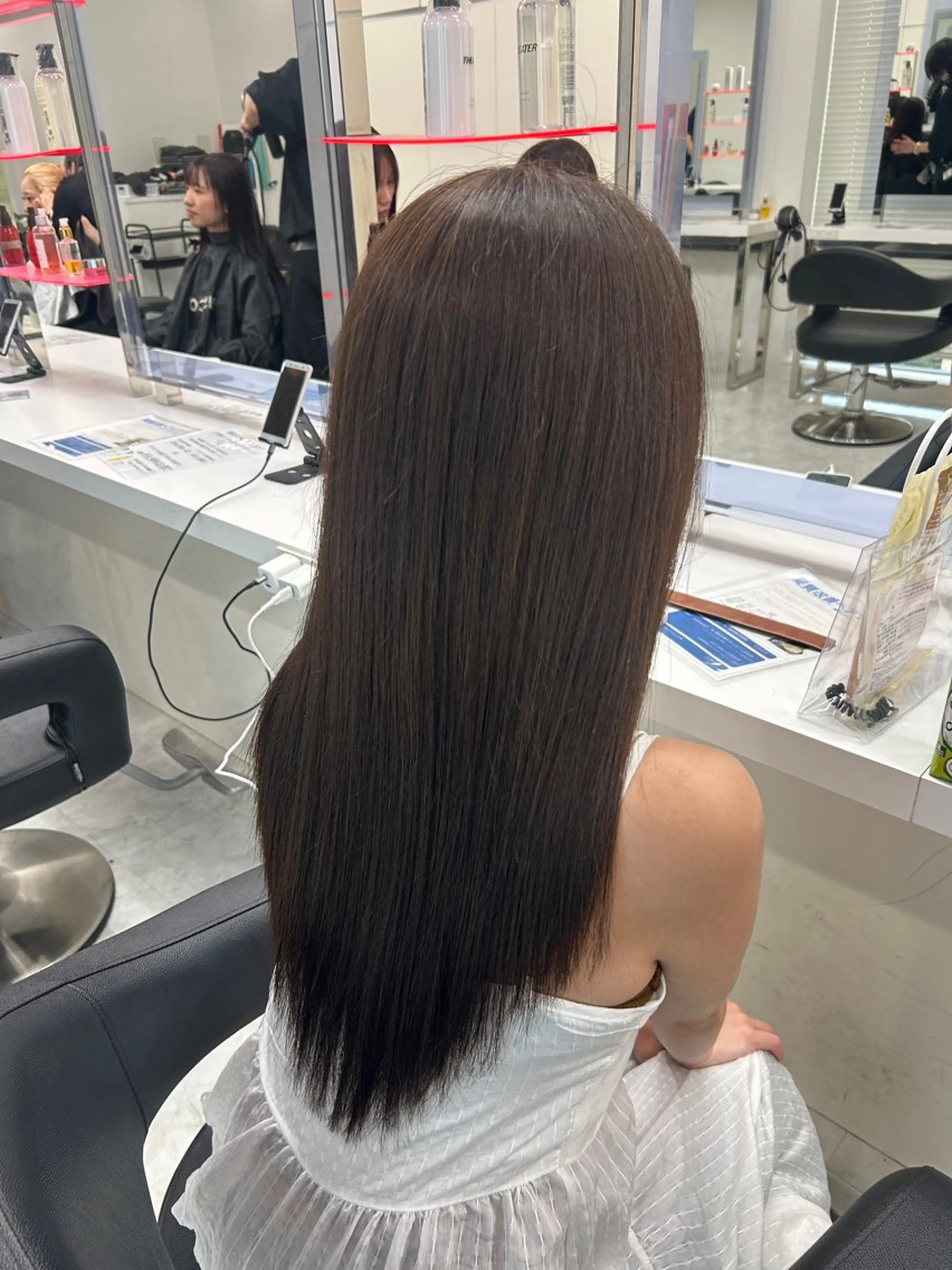 ロング カラー カット ヘアカラー トリートメント モテ艶🪄透明感カラ ー🦋RION🦋のヘアスタイル