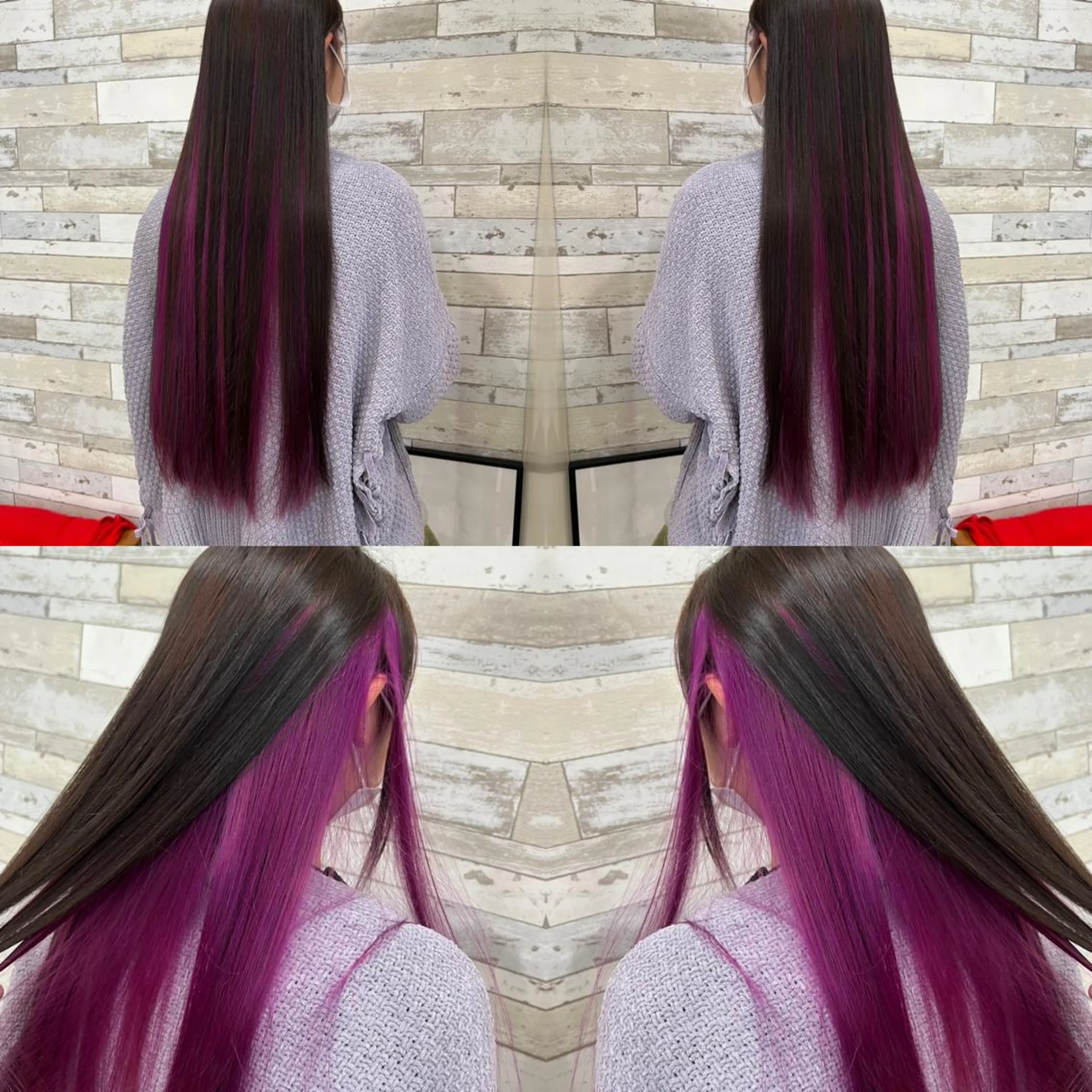 ロング カラー ヘアカラー トリートメント 🌈推し色派手髪 ハイトーンShinの眉毛・アイブロウイメージ