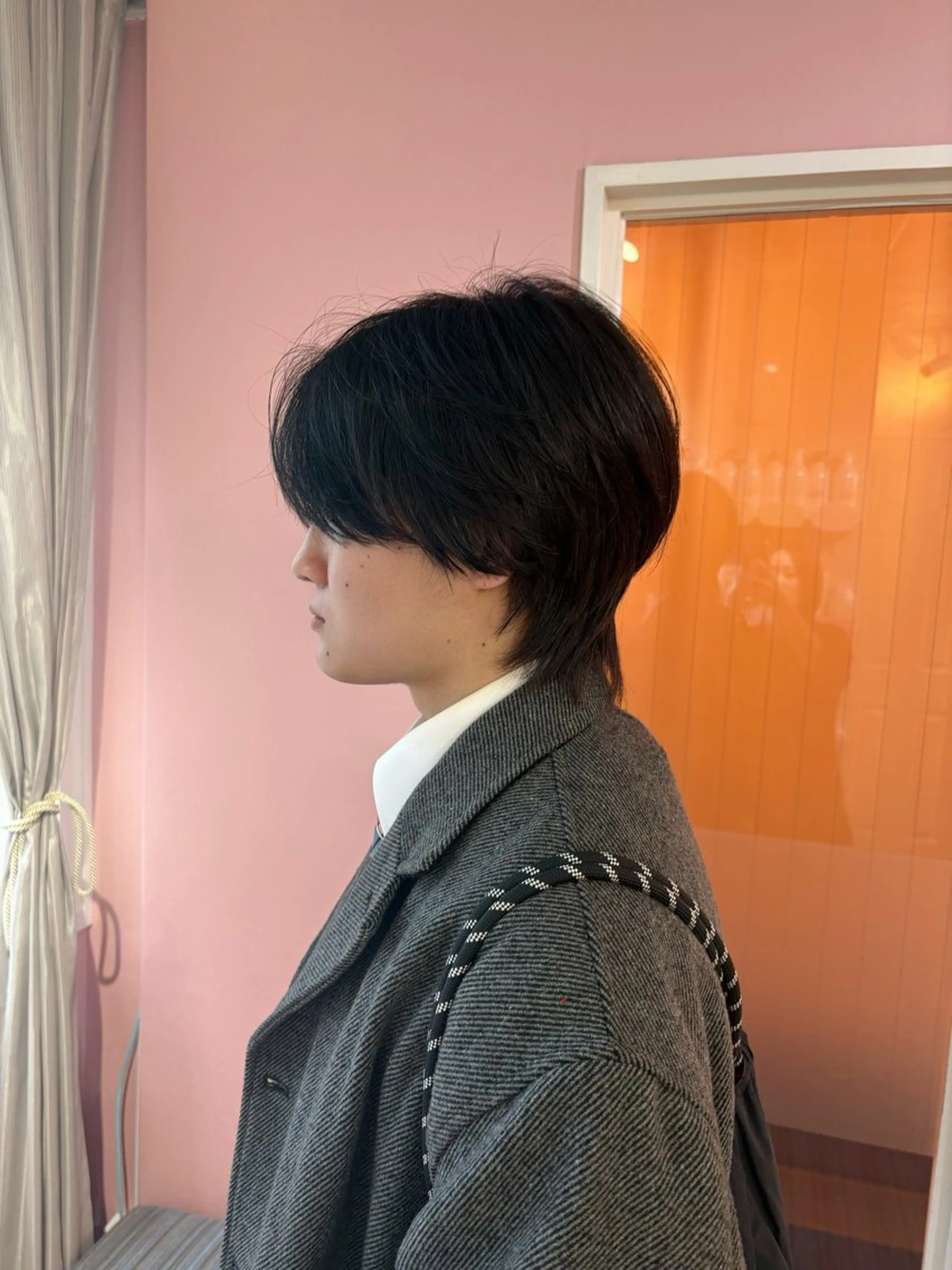 ミディアム メンズ カット 津村 慶のヘアスタイル