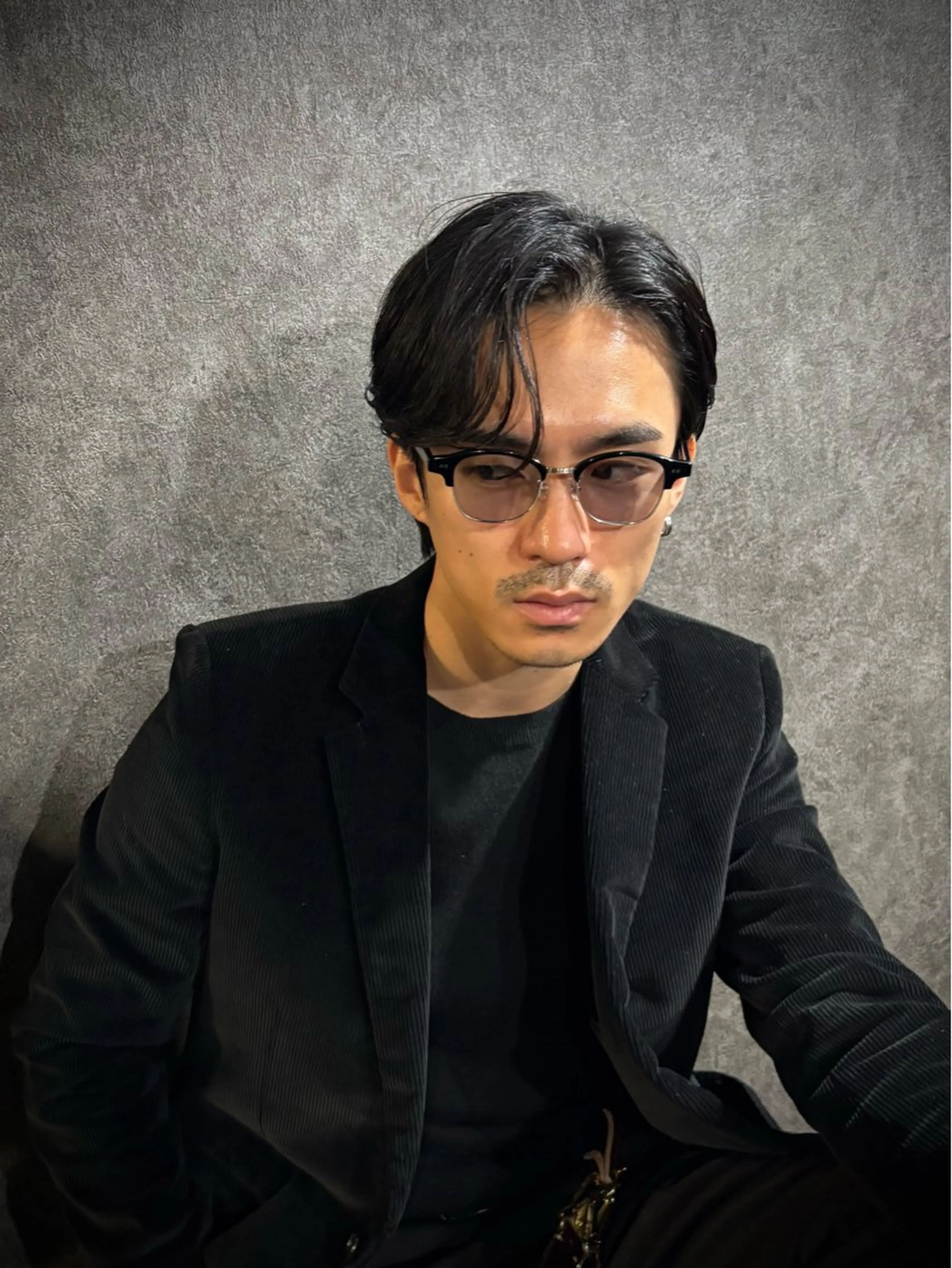 ショート メンズ カット パーマ トリートメント ヘアセット メンズパーマ/難波/ 心斎橋　室園亮佑のヘアスタイル