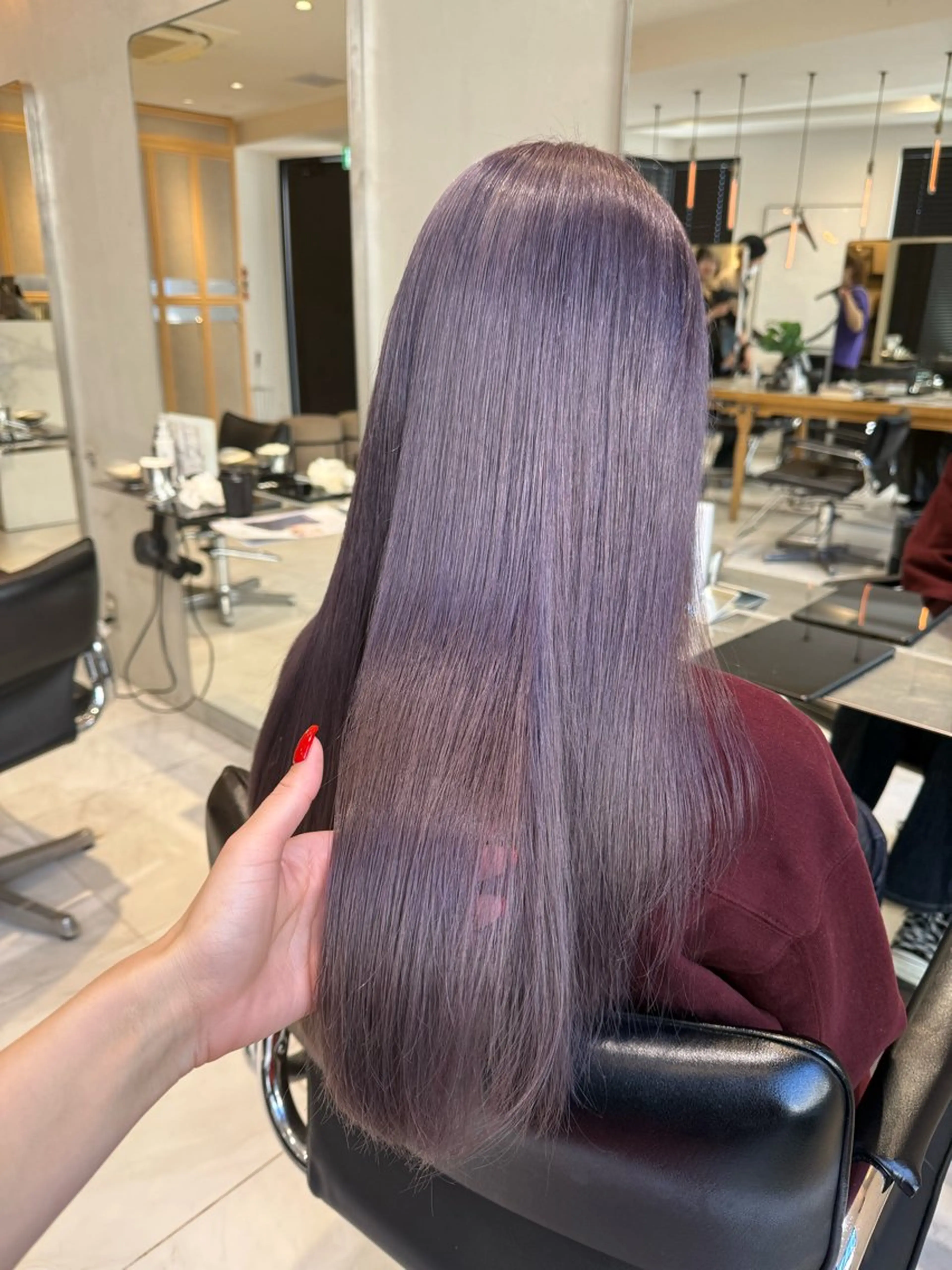 ロング カラー ブリーチ ヘアカラー matsuri 🪽ボブカットのヘアスタイル