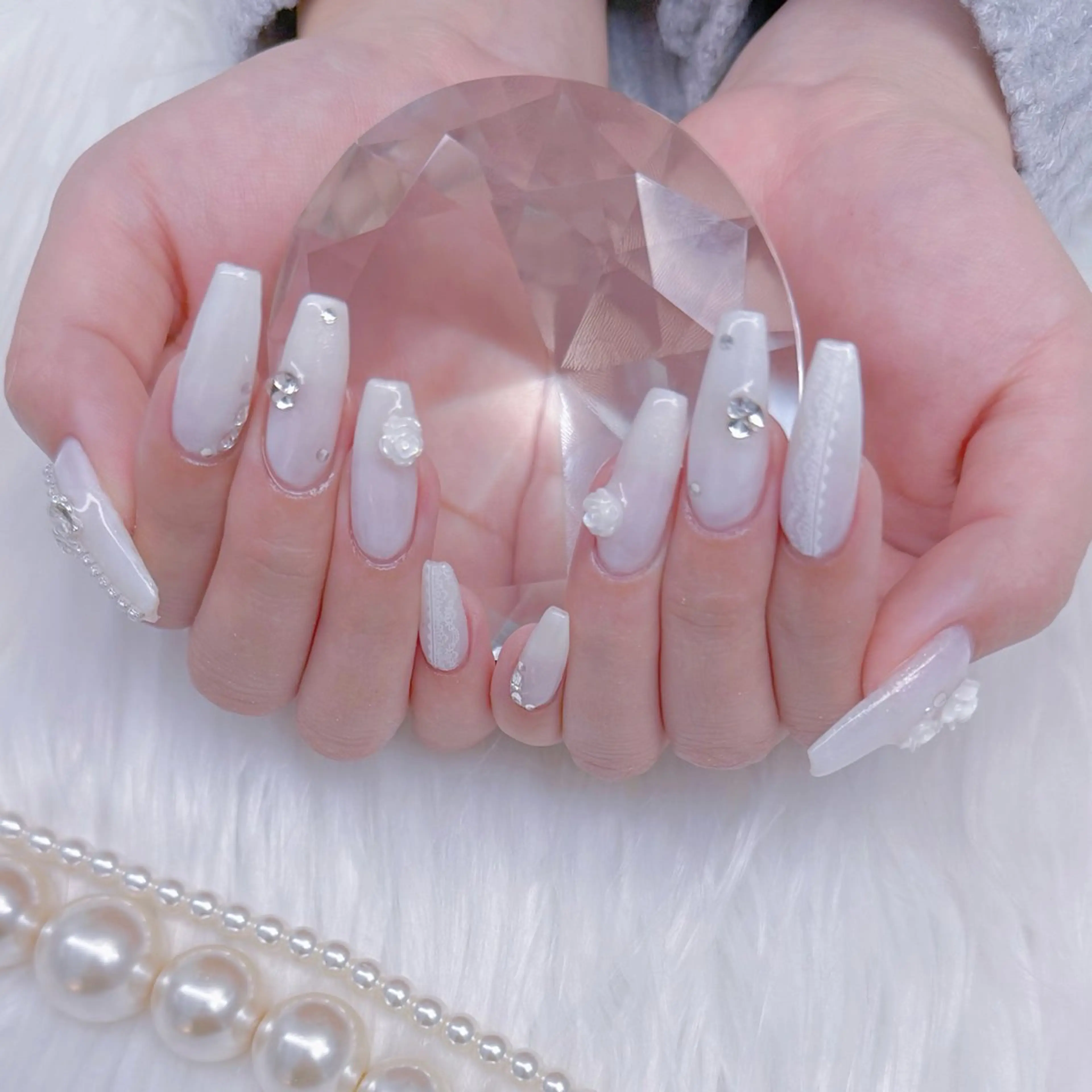 ネイル ハンドネイル Romymoon nail帆南☾ ໋のネイルデザイン