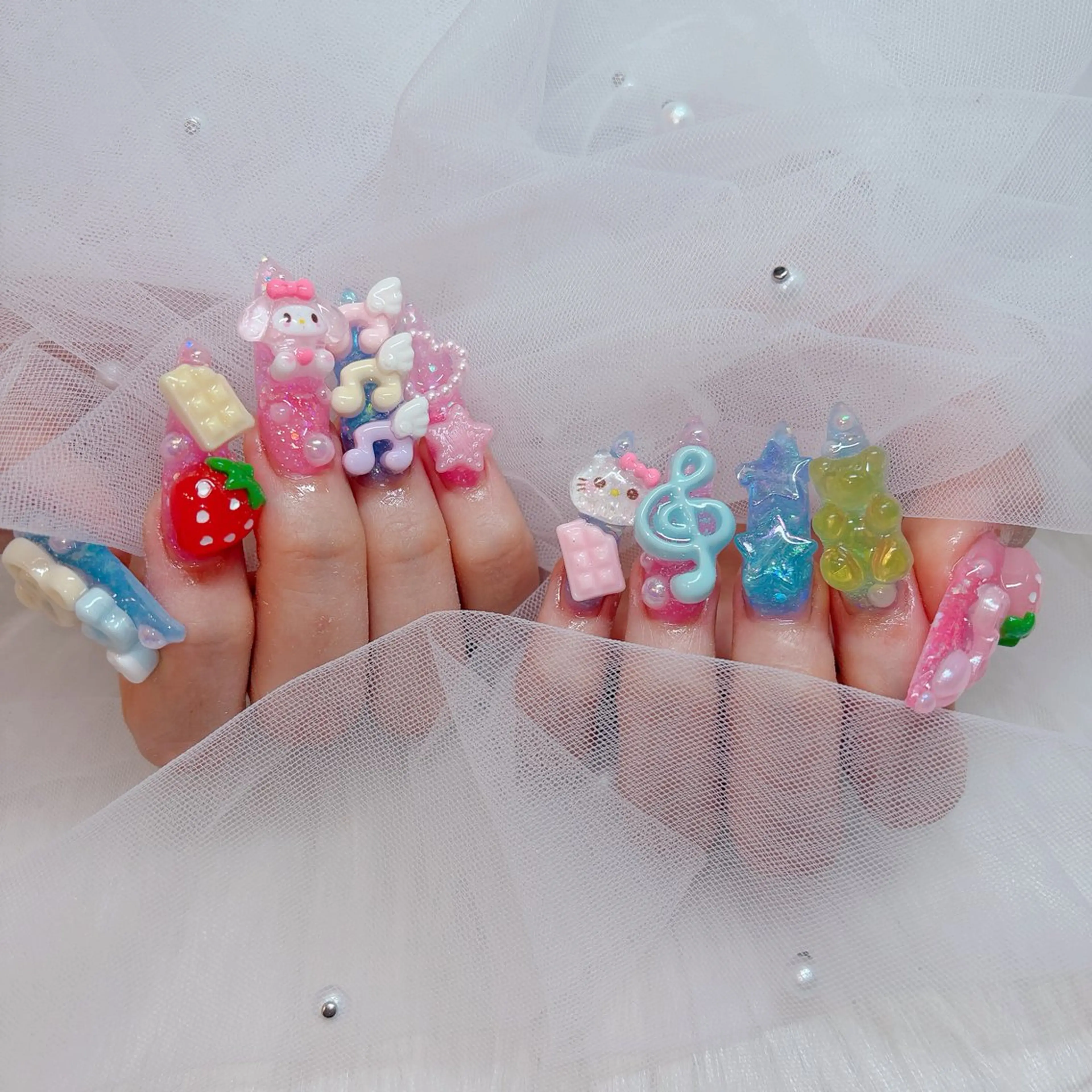 ネイル ワンカラーネイル スカルプネイル ラクロレ ハナ︎🌼のネイルデザイン