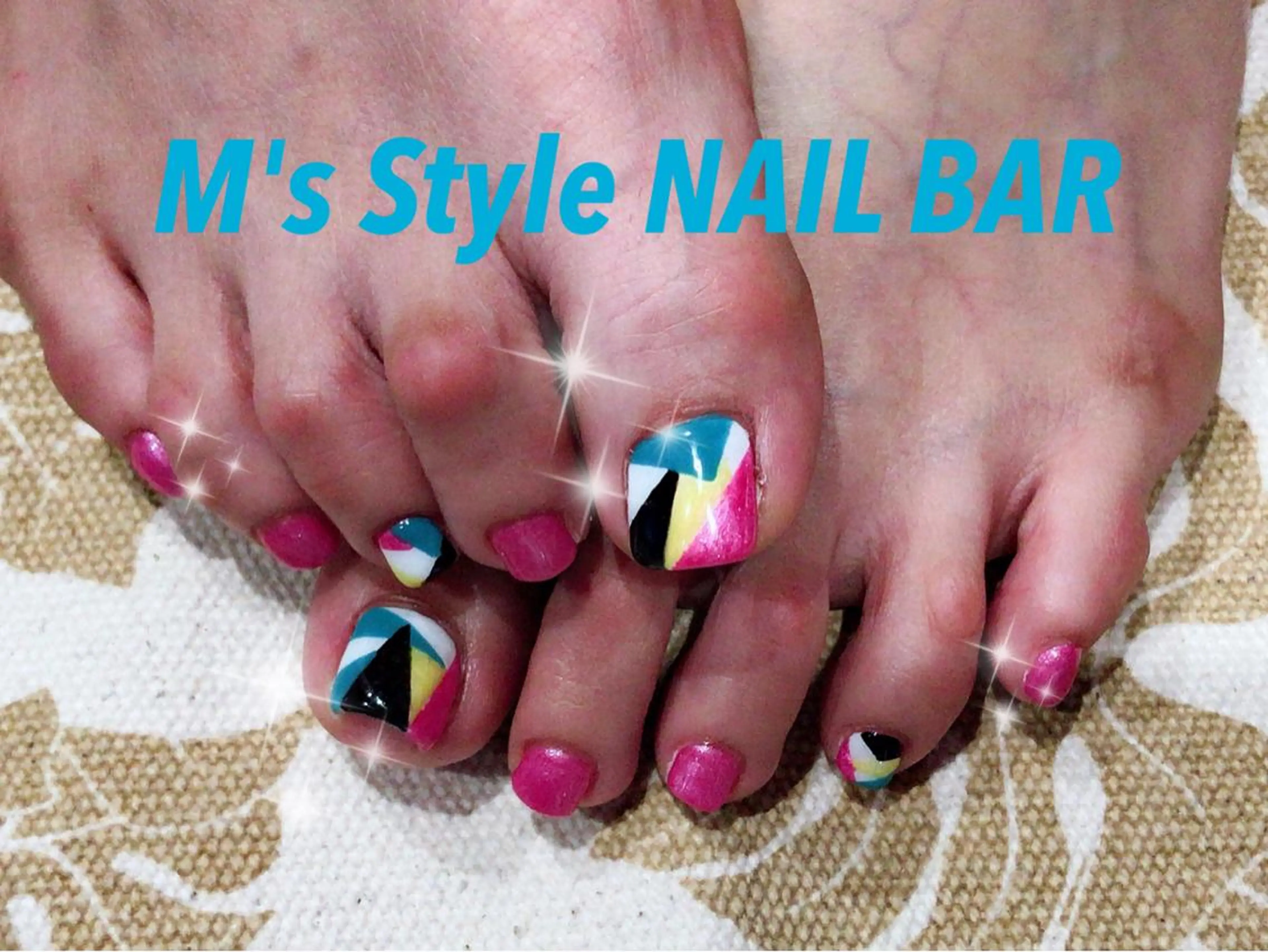 ネイル 持ち込み フットネイル M's Style NAIL BARのネイルデザイン
