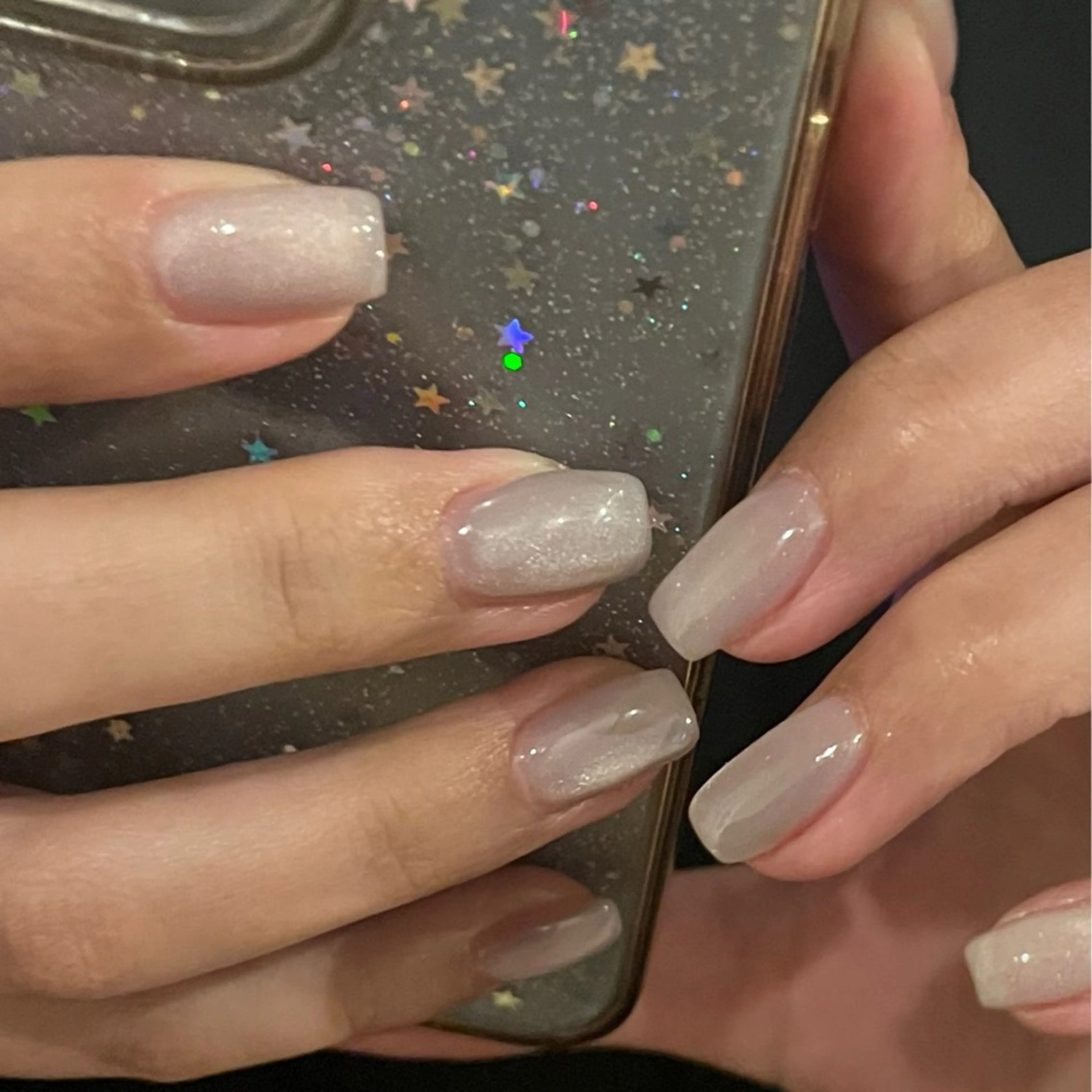 ネイル マグネットネイル ニュアンスネイル ワンカラーネイル シンプルネイル rio nailのネイルデザイン