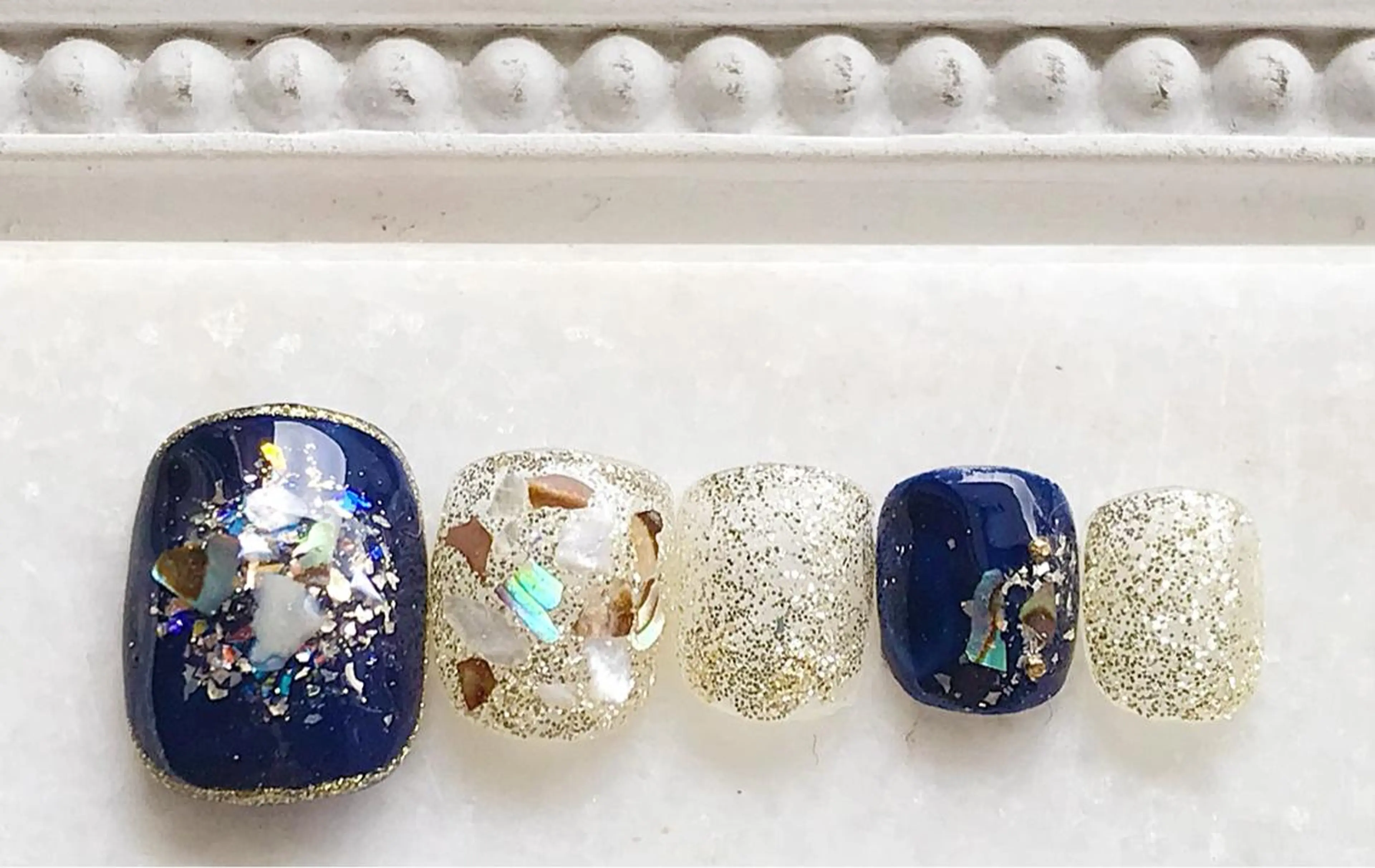 ネイル フットネイル ジェルネイル パラジェル Satomi  のネイルデザイン