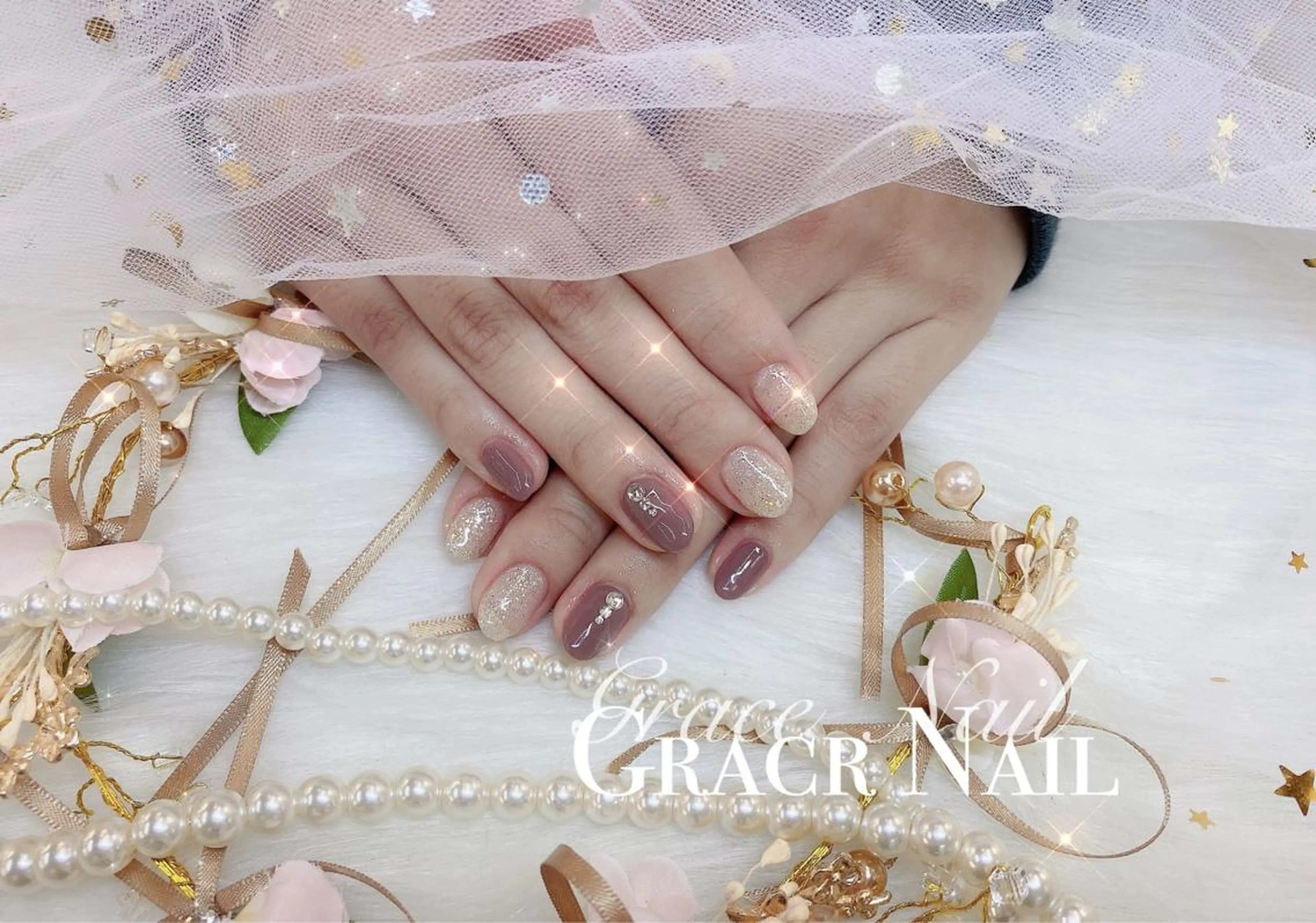 ネイル ワンカラーネイル ☆*｡Grace Nail｡*☆のネイルデザイン