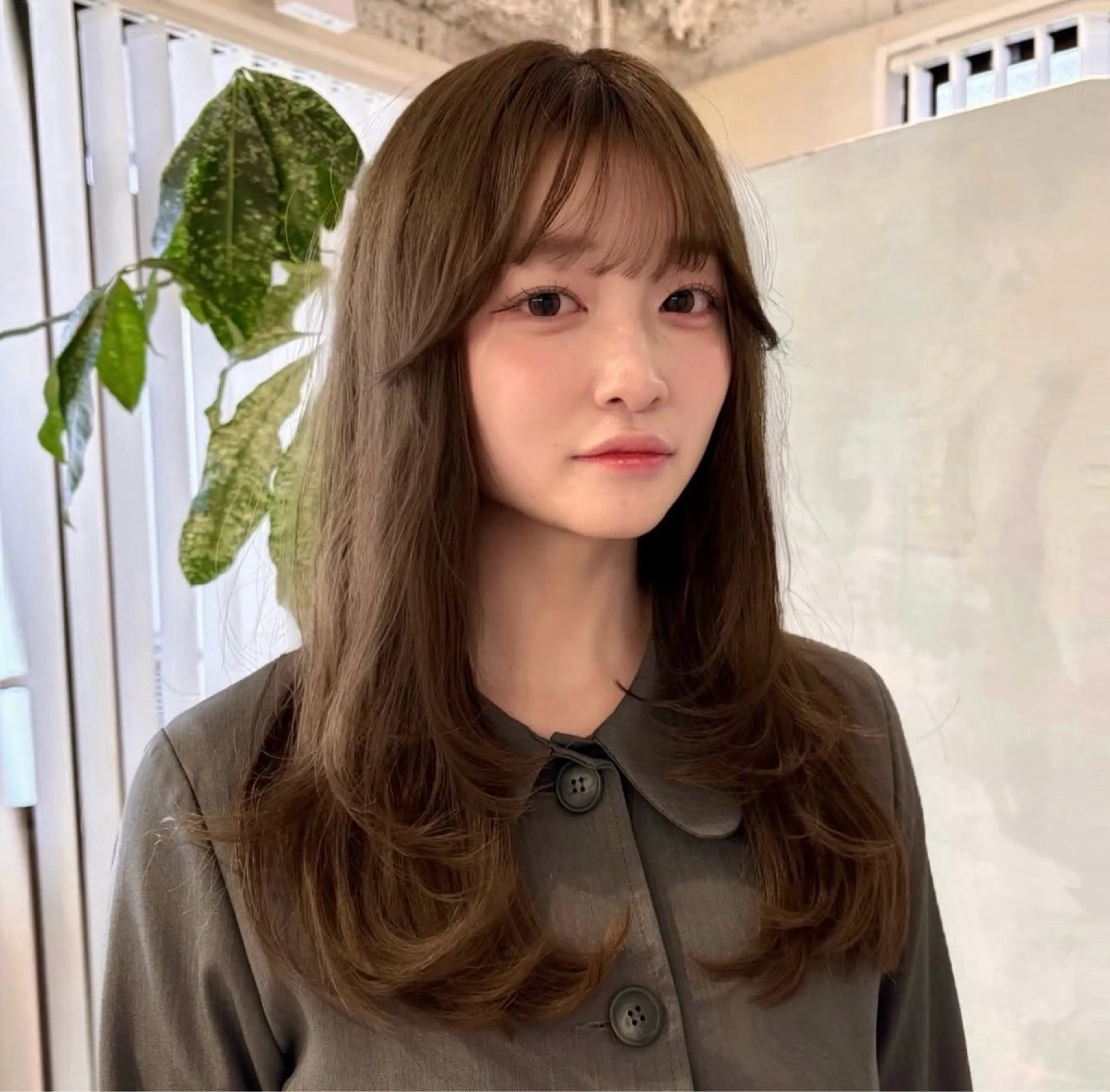 セミロング カラー ヘアアレンジ yoshihama sumireのヘアスタイル