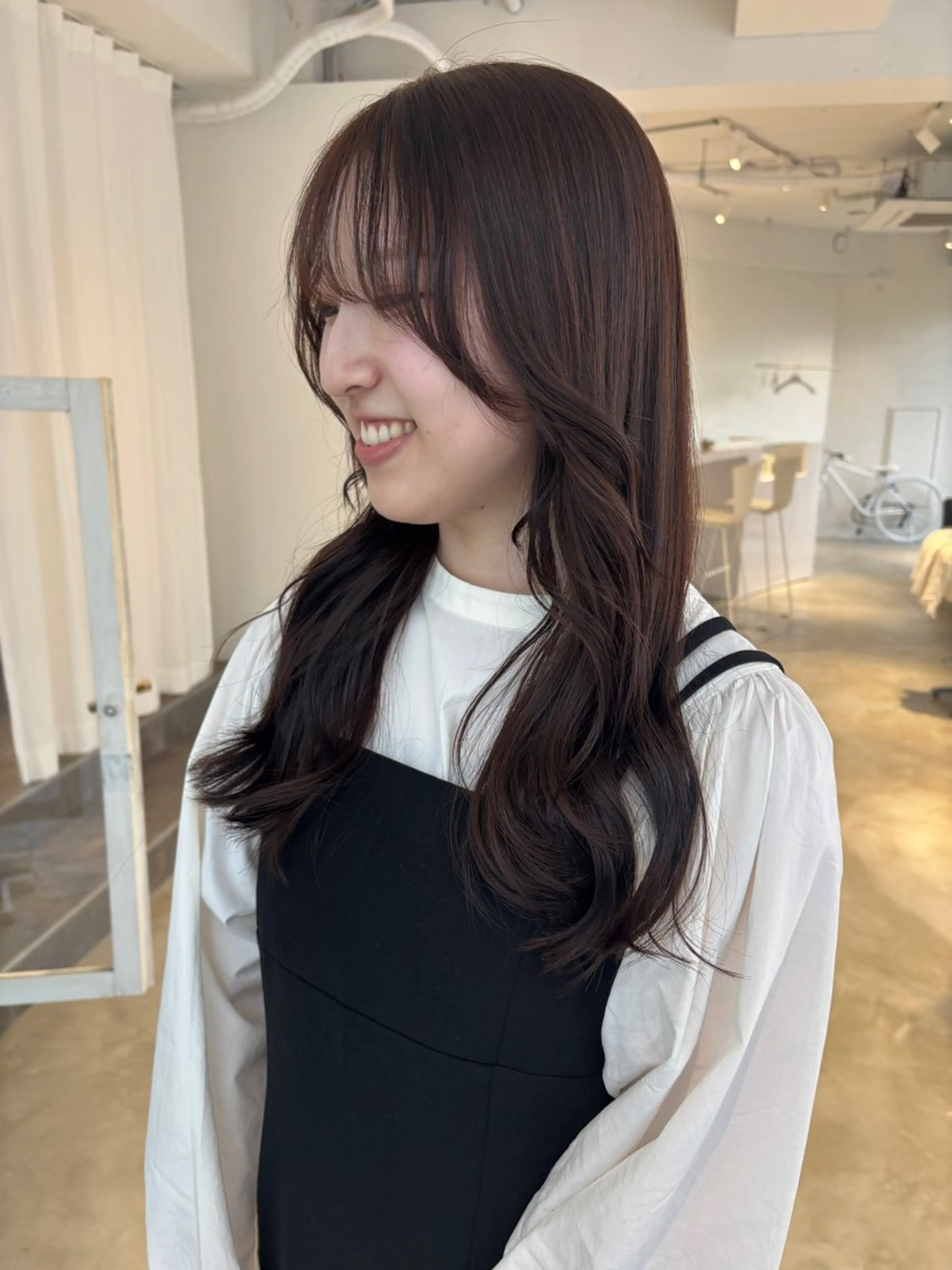 ロング カラー ロングレイヤー ケアカラー レイヤーカット ロング カット ヘアカラー トリートメント 薬院浄水通/ショート /メンズ/rukaのヘアスタイル