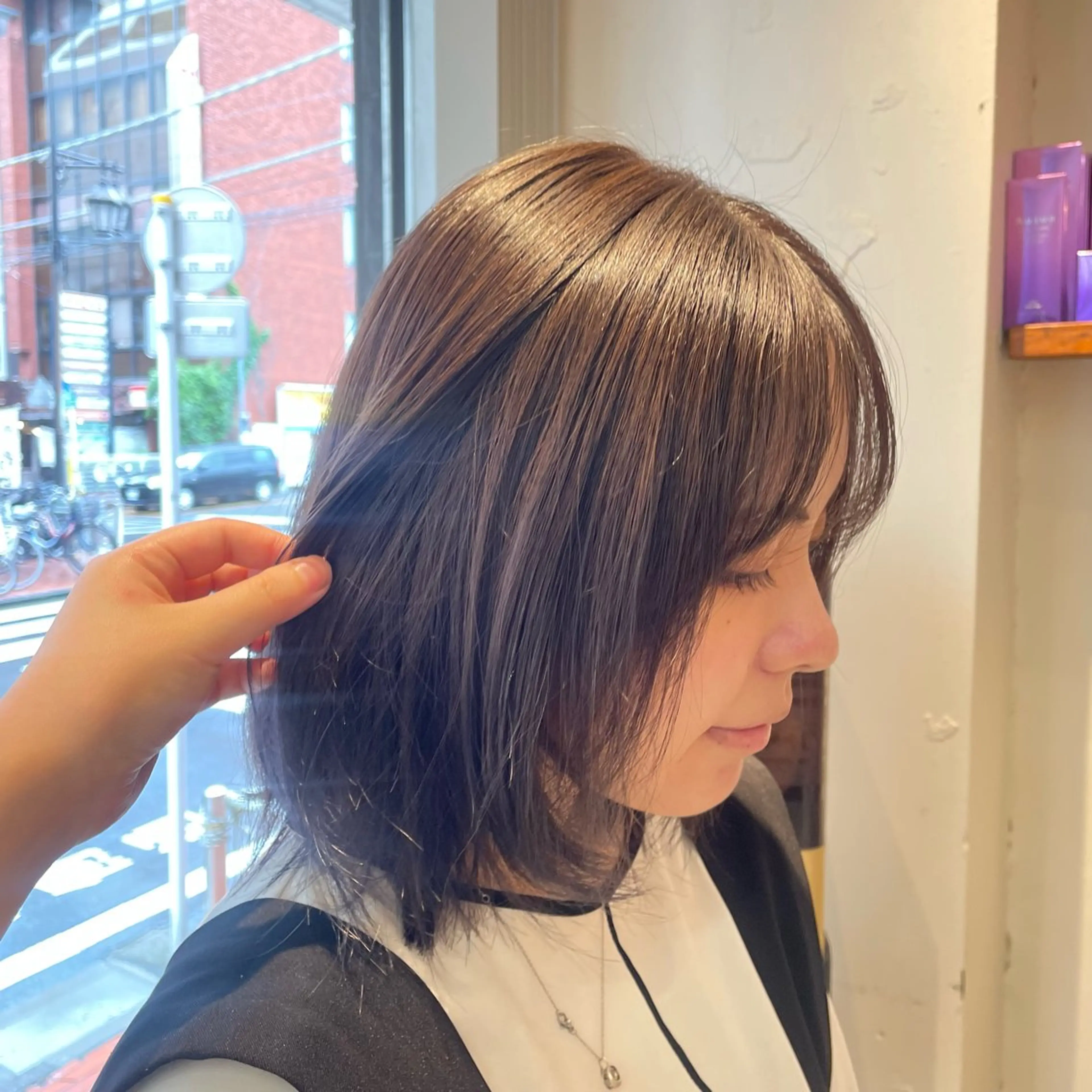 ミディアム カラー カット ヘアカラー このみ/髪質改善 /ヘアアレンジ🫧のヘアスタイル