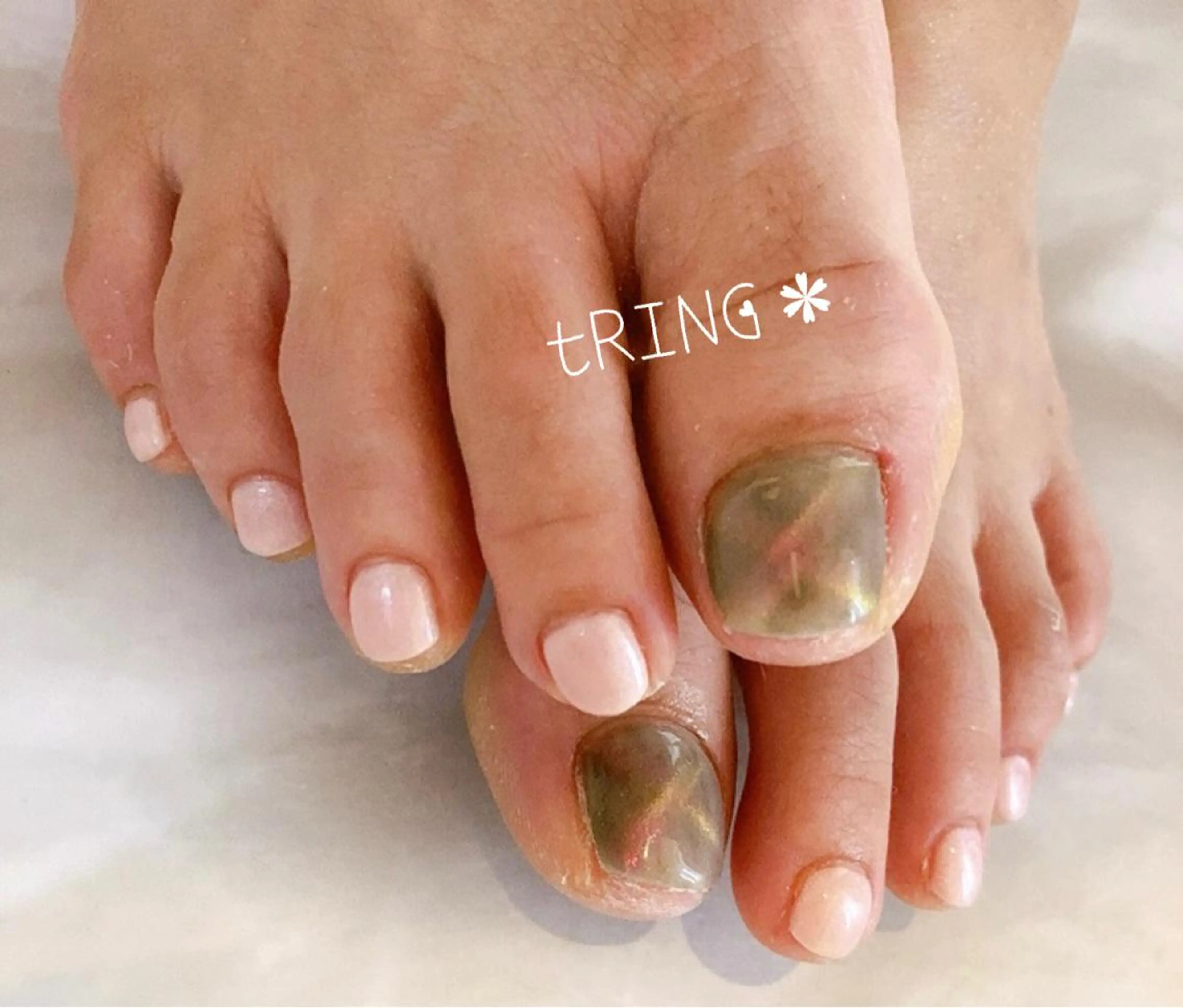 ネイル フットネイル tRING＊ しいの木台のネイルデザイン