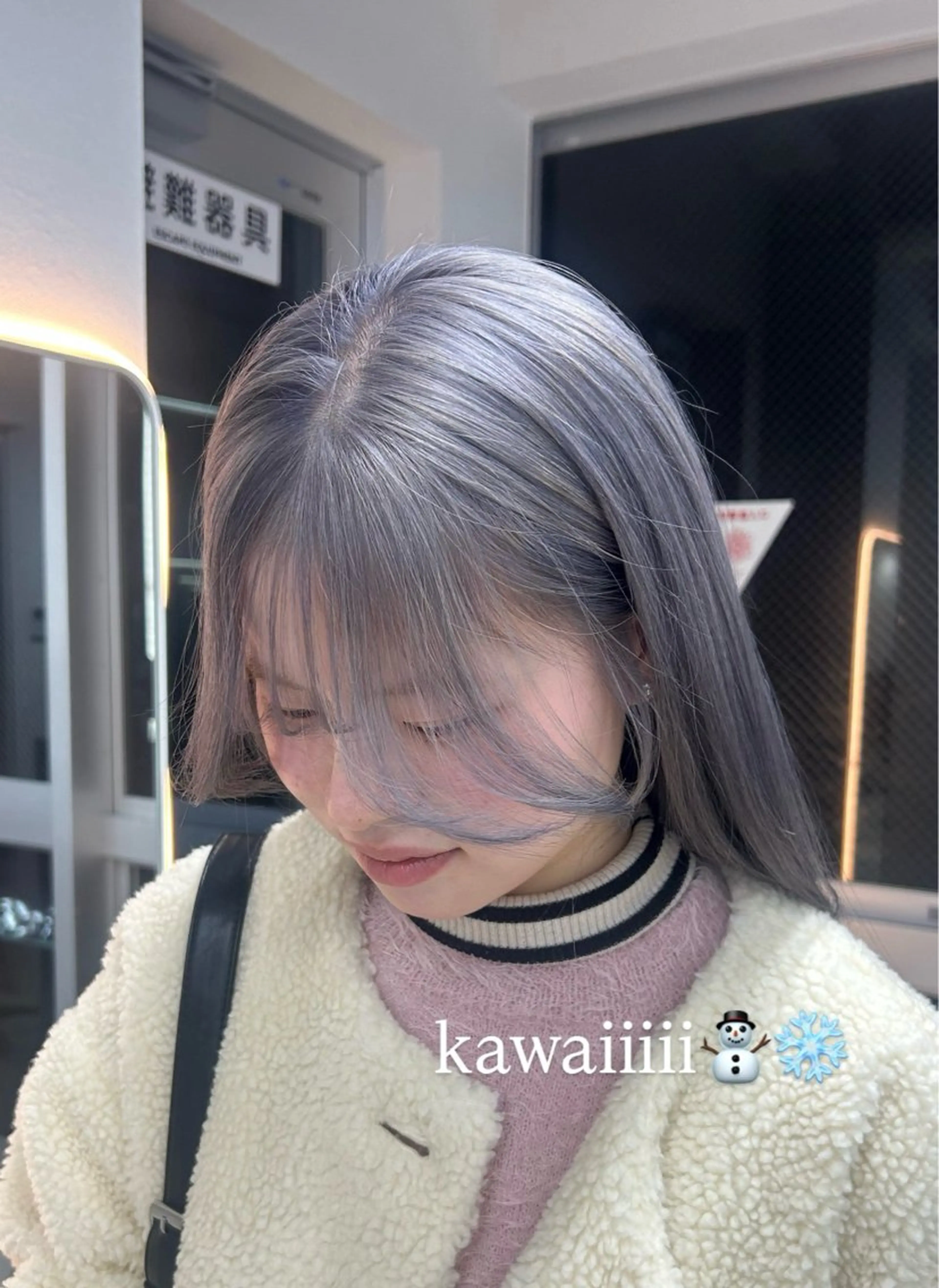 ロング ヘアカラー MOE🌙 博多ハイトーンのヘアスタイル