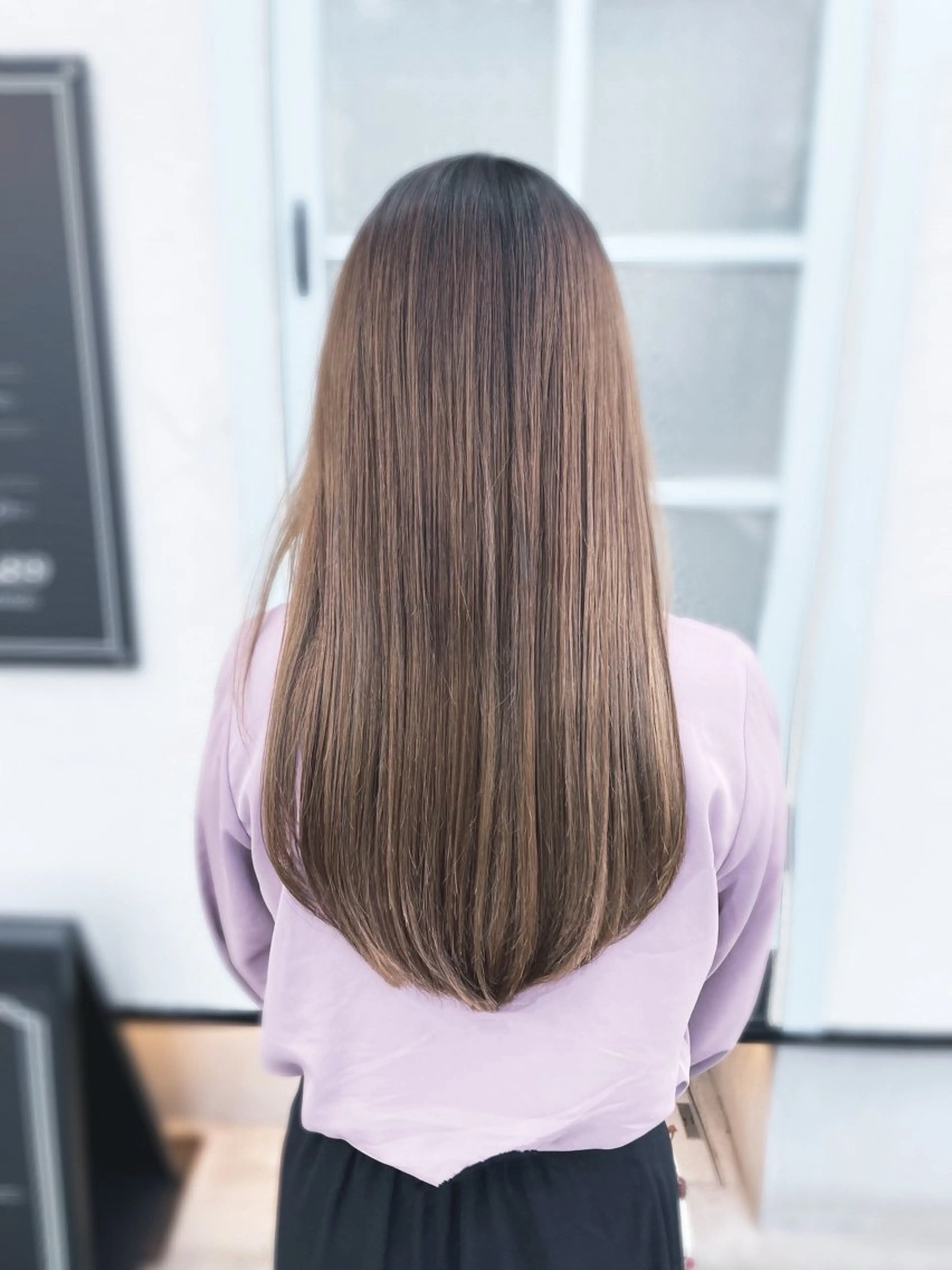 ロング 縮毛矯正 Chuaile【シュエール】所属・𓏸𓈒𓂃早坂 浩行𓂃𓈒𓏸のヘアスタイル