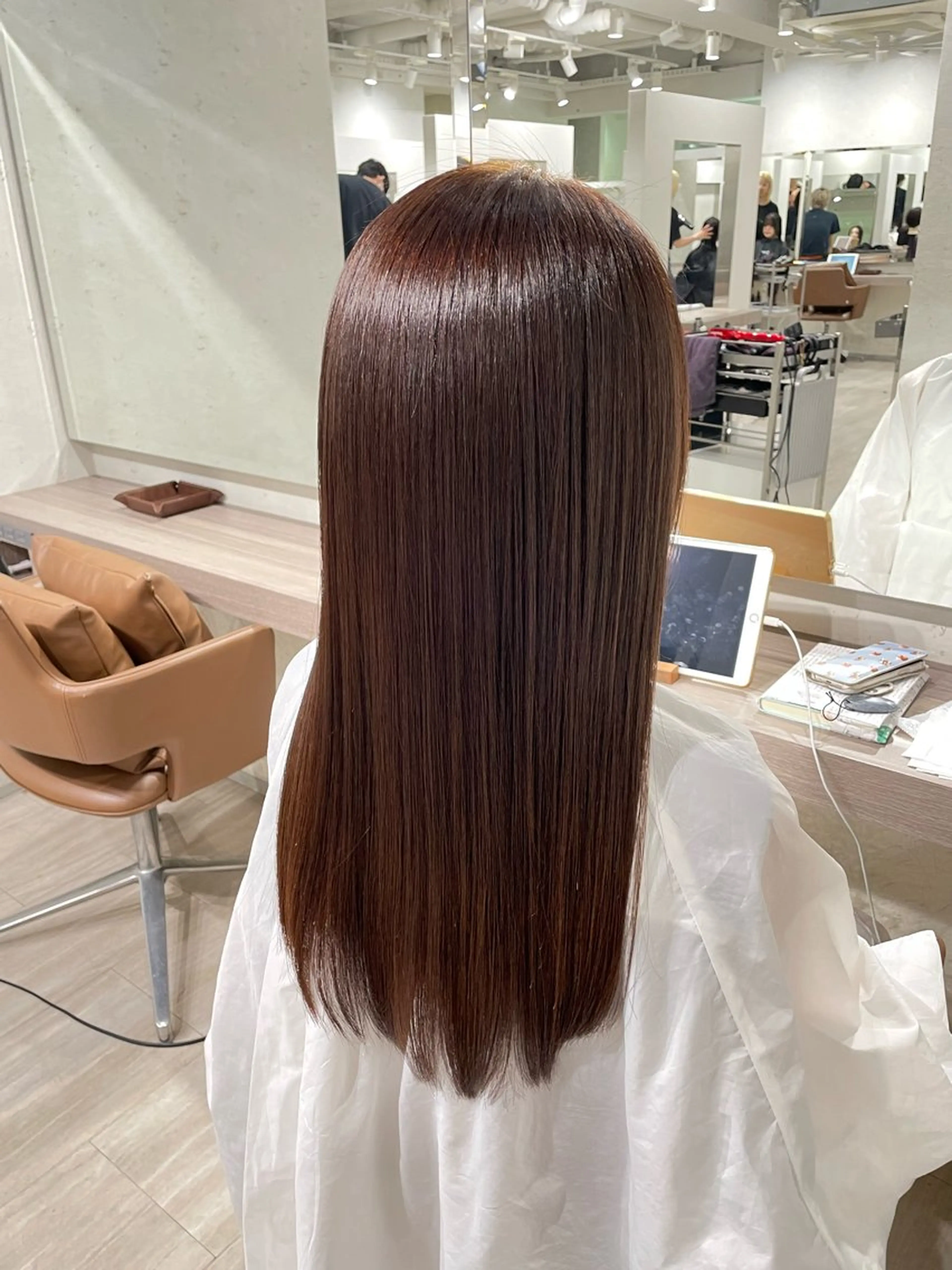 ロング トリートメント ワンホン韓国風レイヤ ー/表参道/みづきのヘアスタイル