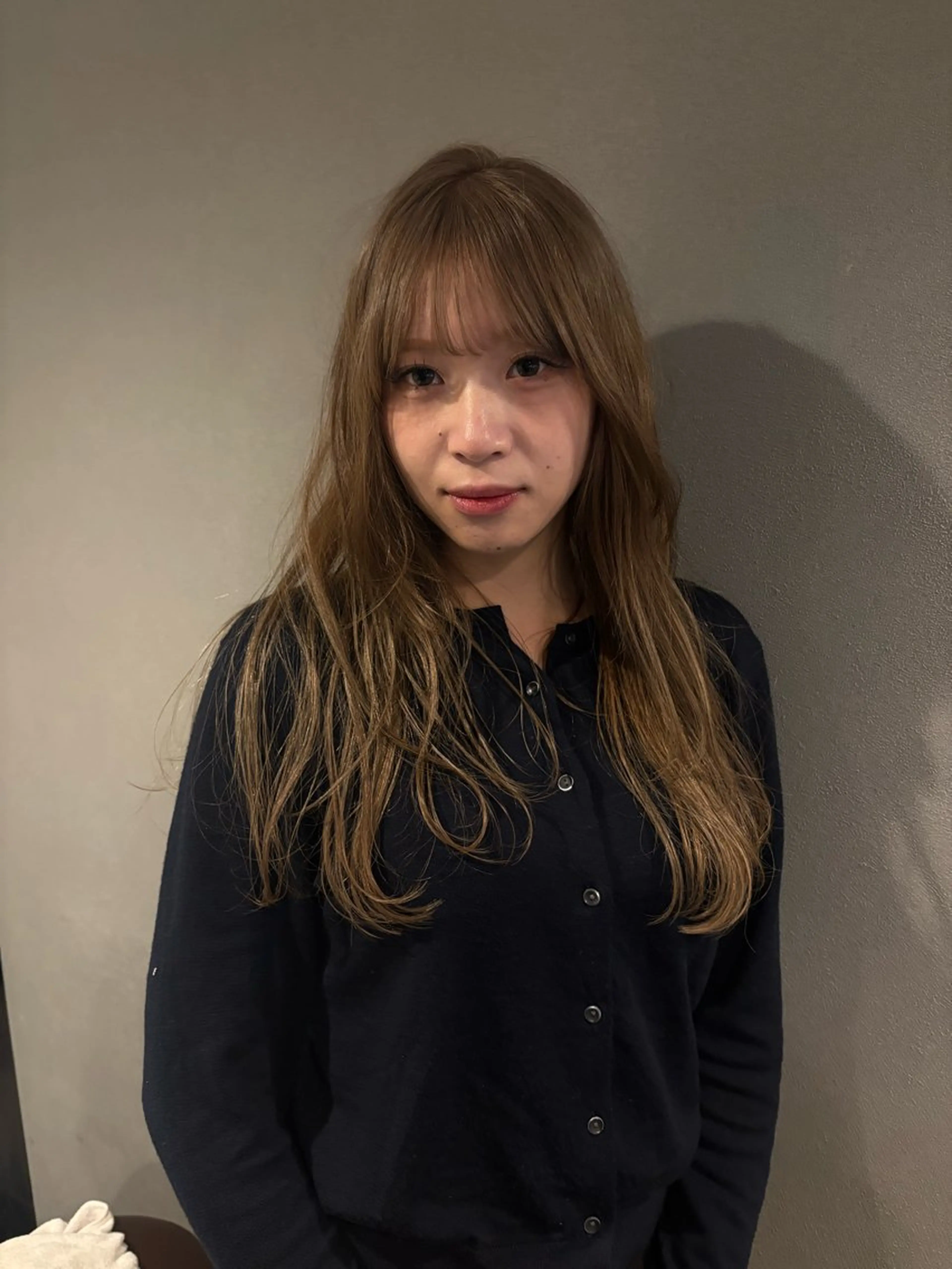 ロング カラー 透明感カラー ダブルカラー ヘアカラー Fujita Neneのヘアスタイル