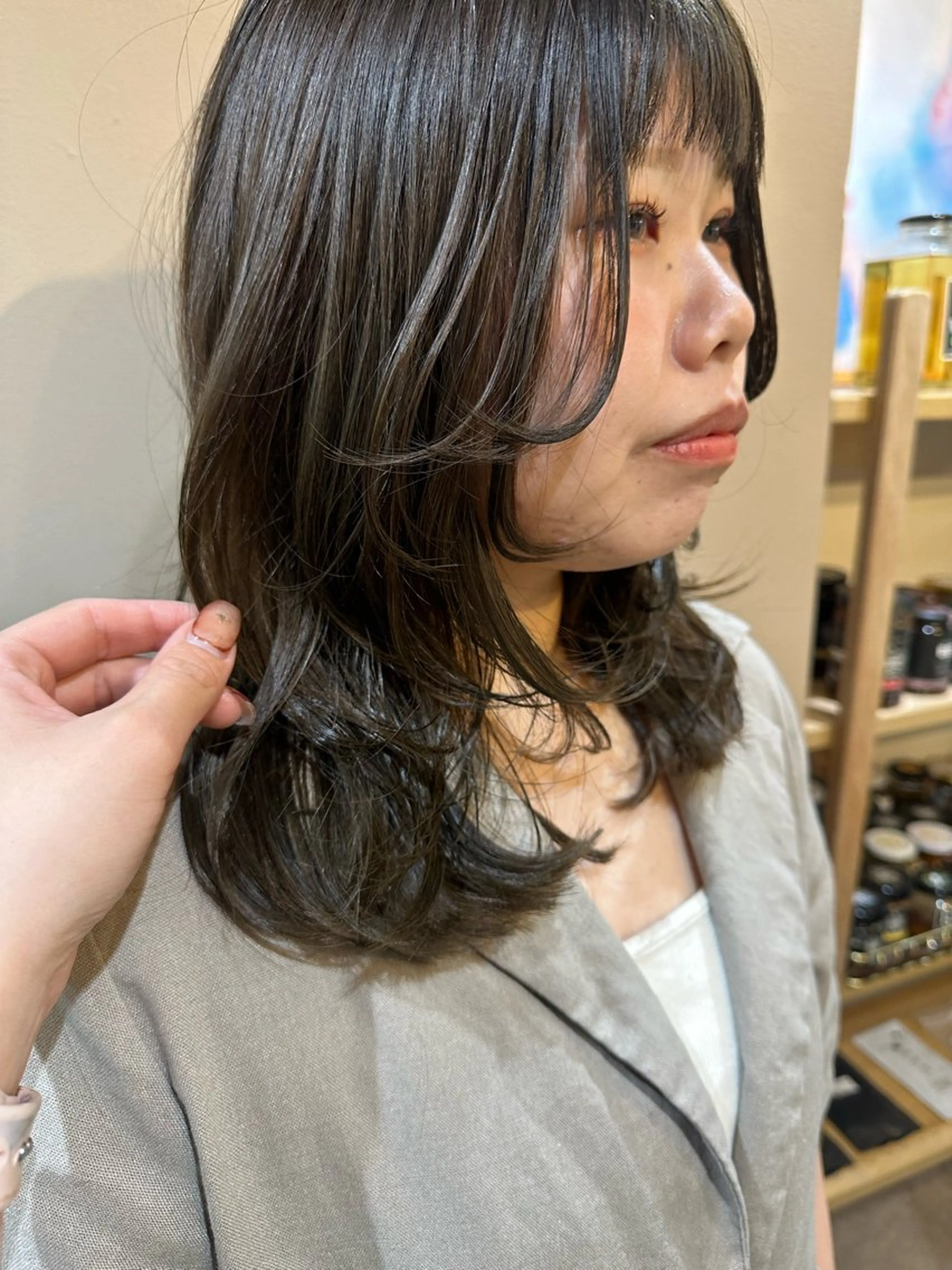 ミディアム レイヤーカット Ran /髪質改善 /こだわりカットのヘアスタイル