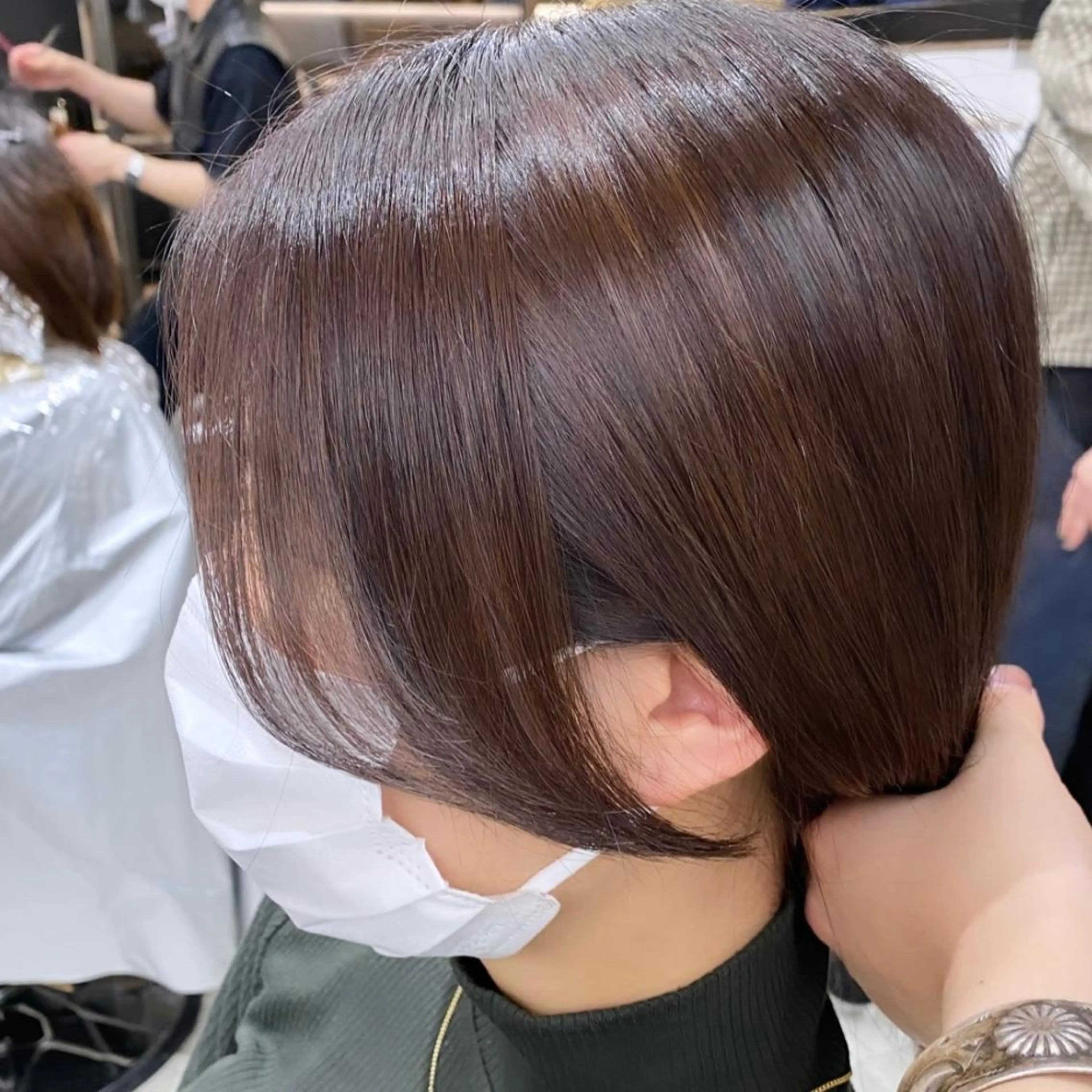 ミディアム カラー ヘアアレンジ カット ヘアカラー トリートメント DX  share salon渋谷所属・カラー系/カット特化 🟠オオタキマサシのヘアスタイル