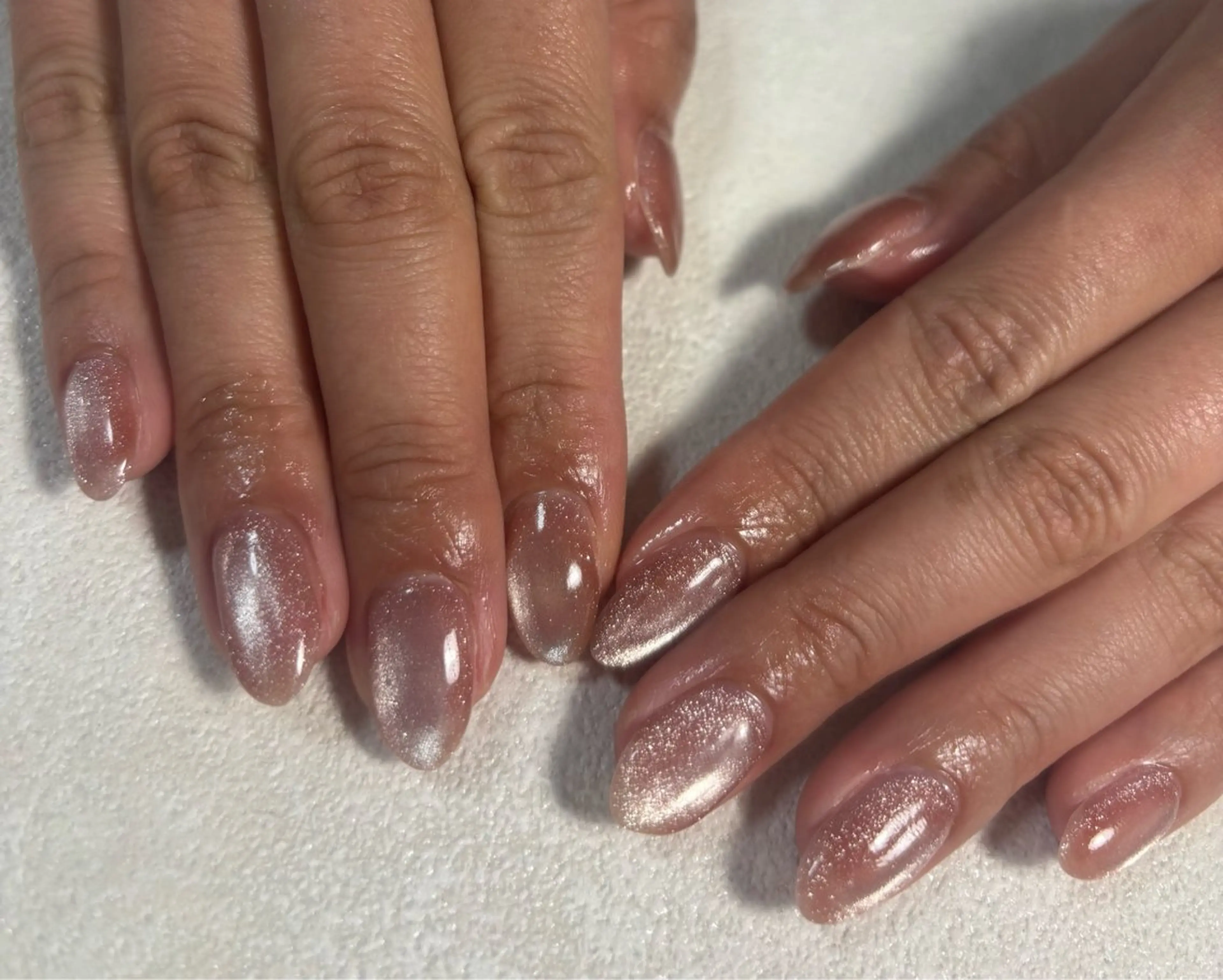 ネイル オーロラネイル フットネイル フレンチネイル ジェルネイル ハート ハンドネイル kiki nail たまプラーザのネイルデザイン