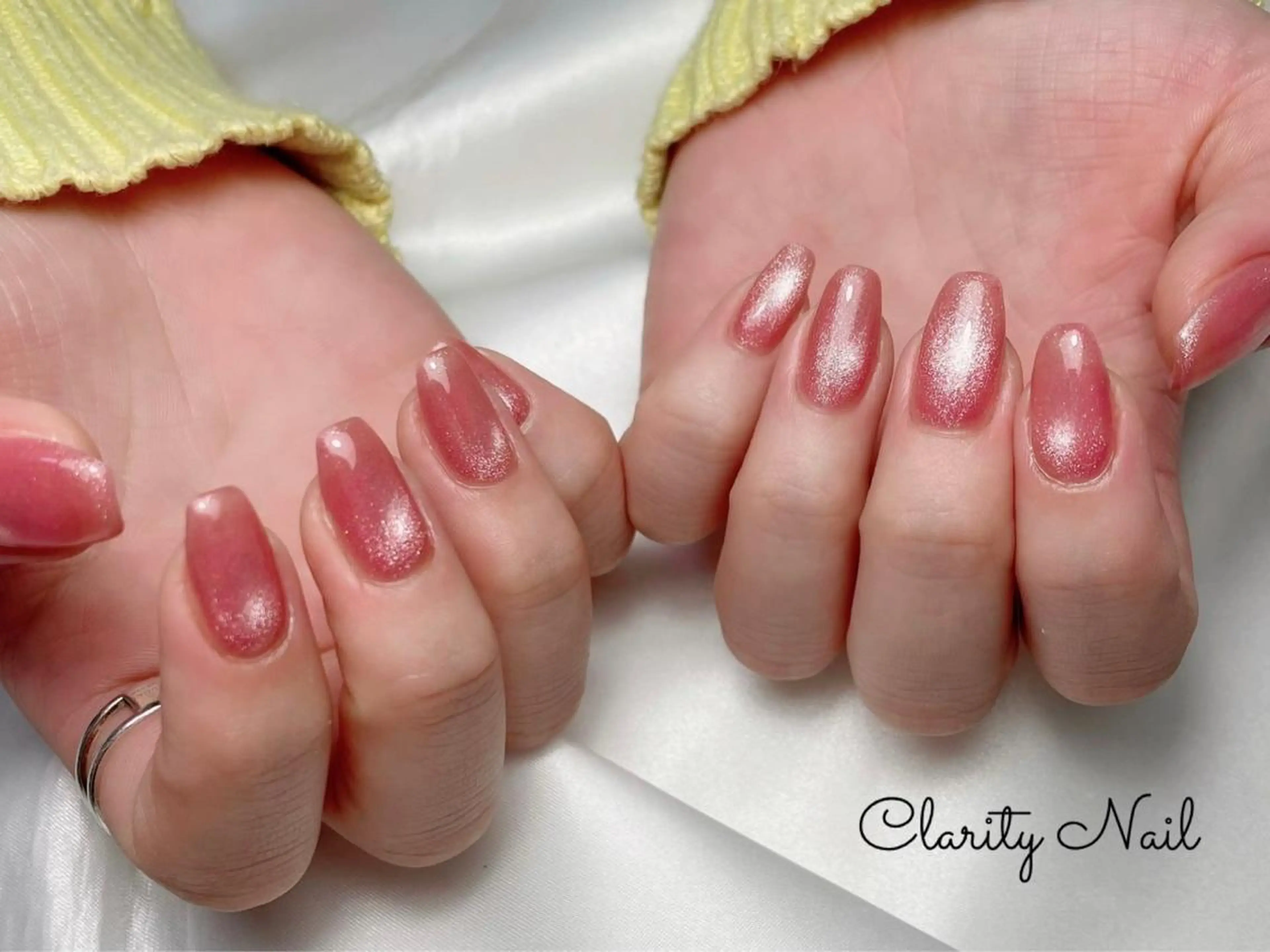 ネイル マグネットネイル ワンカラーネイル ハンドネイル Clarity Nailのネイルデザイン