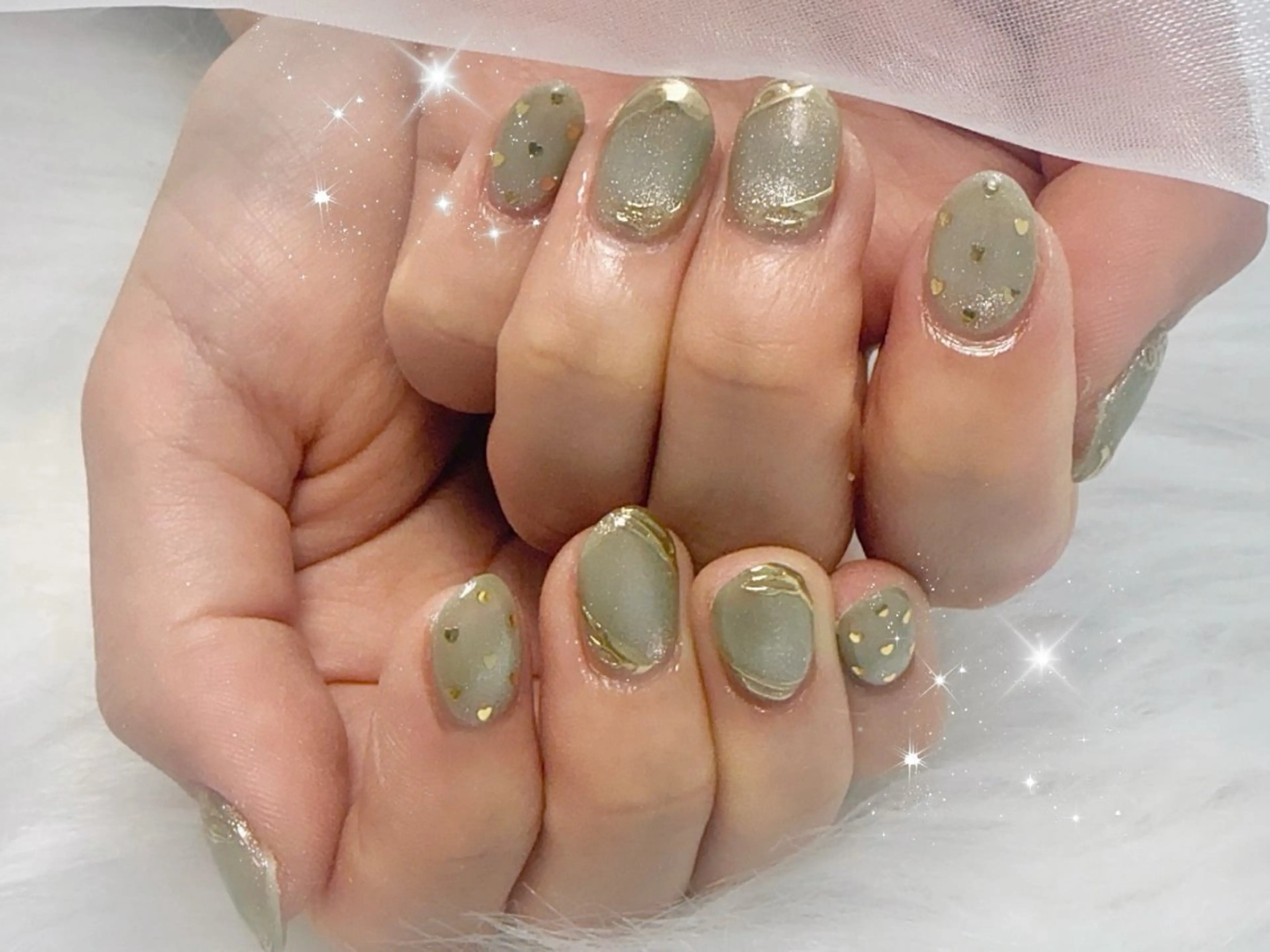 ショート ハンドネイル Lili Nail Studio西荻窪店のネイルデザイン