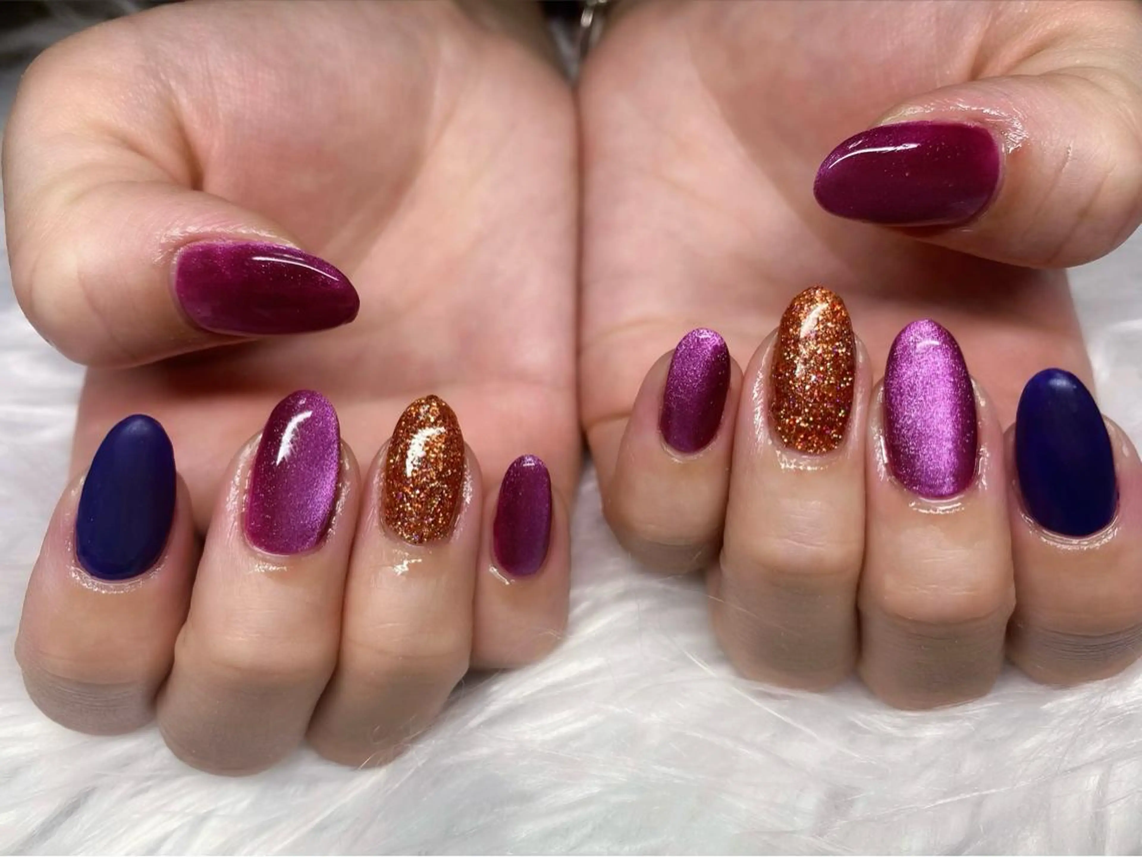 ネイル マグネットネイル マットネイル Era nailのネイルデザイン